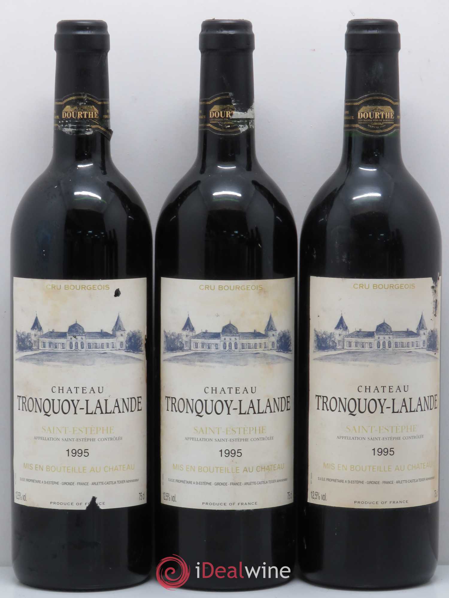 Château Tronquoy Lalande 1995 - Lot de 6 bouteilles - 2