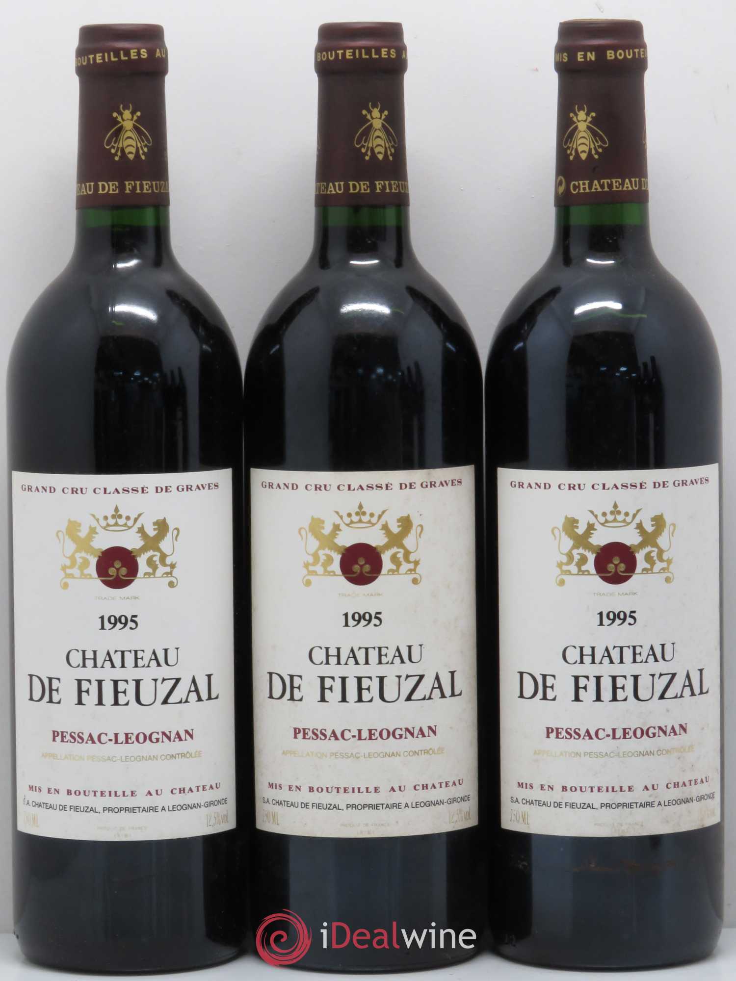 Château de Fieuzal Cru Classé de Graves 1995 - Lot de 6 bouteilles - 1