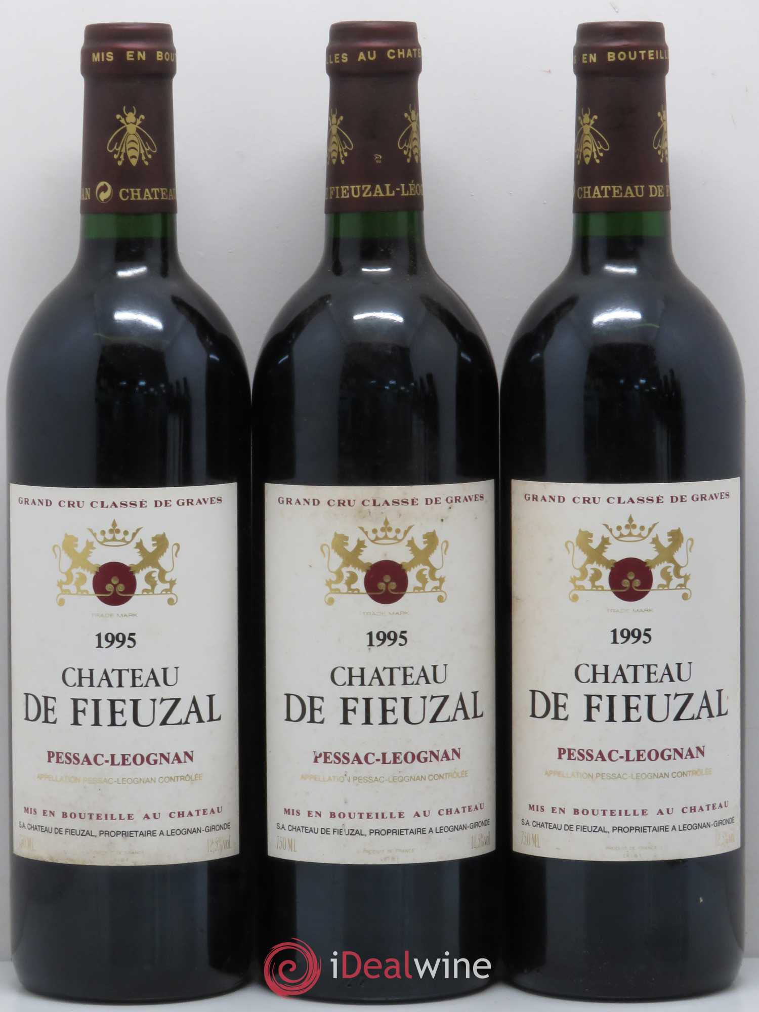 Château de Fieuzal Cru Classé de Graves 1995 - Lot de 6 bouteilles - 2