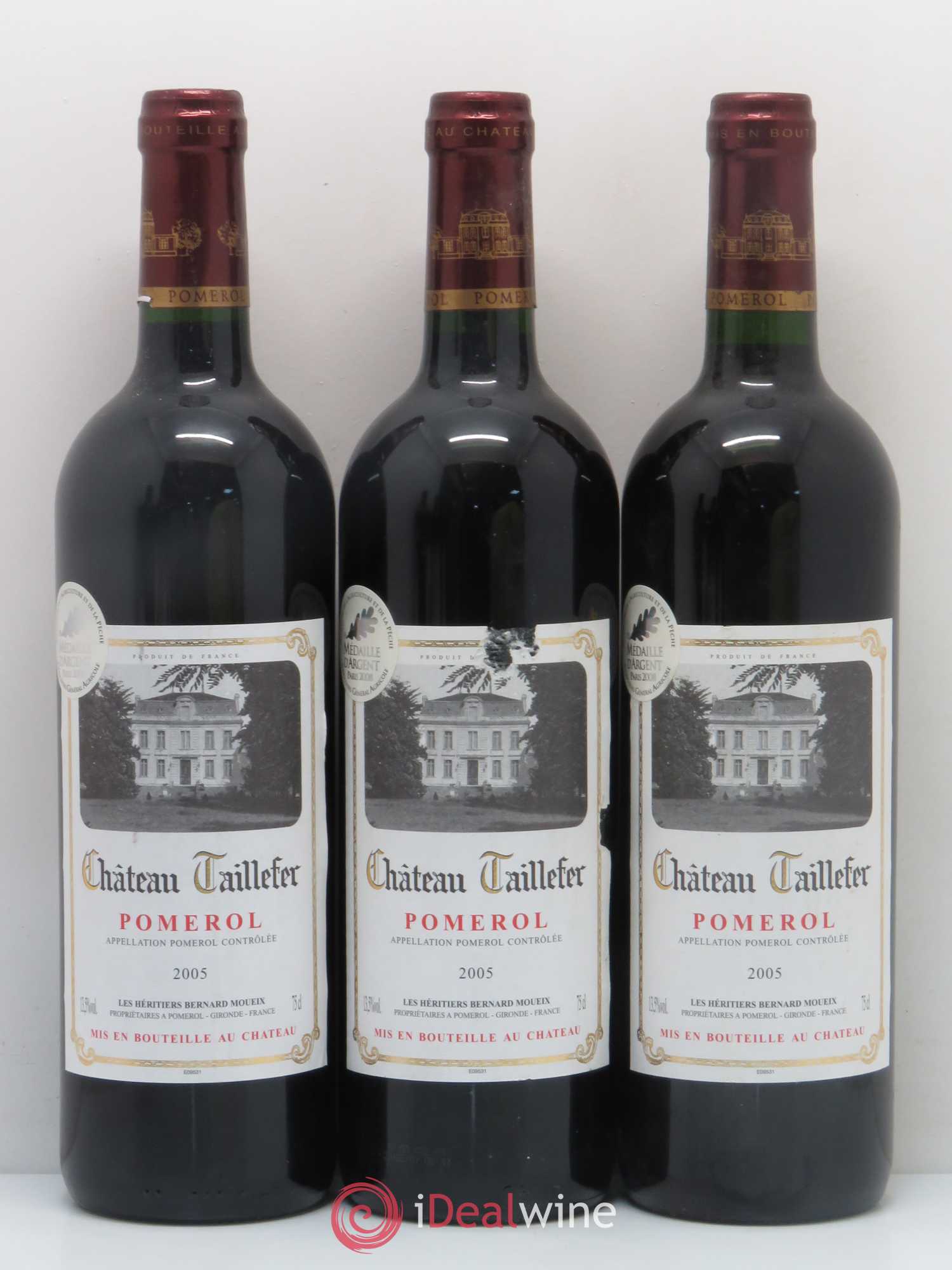 Château Taillefer 2005 - Lot de 6 bouteilles - 1
