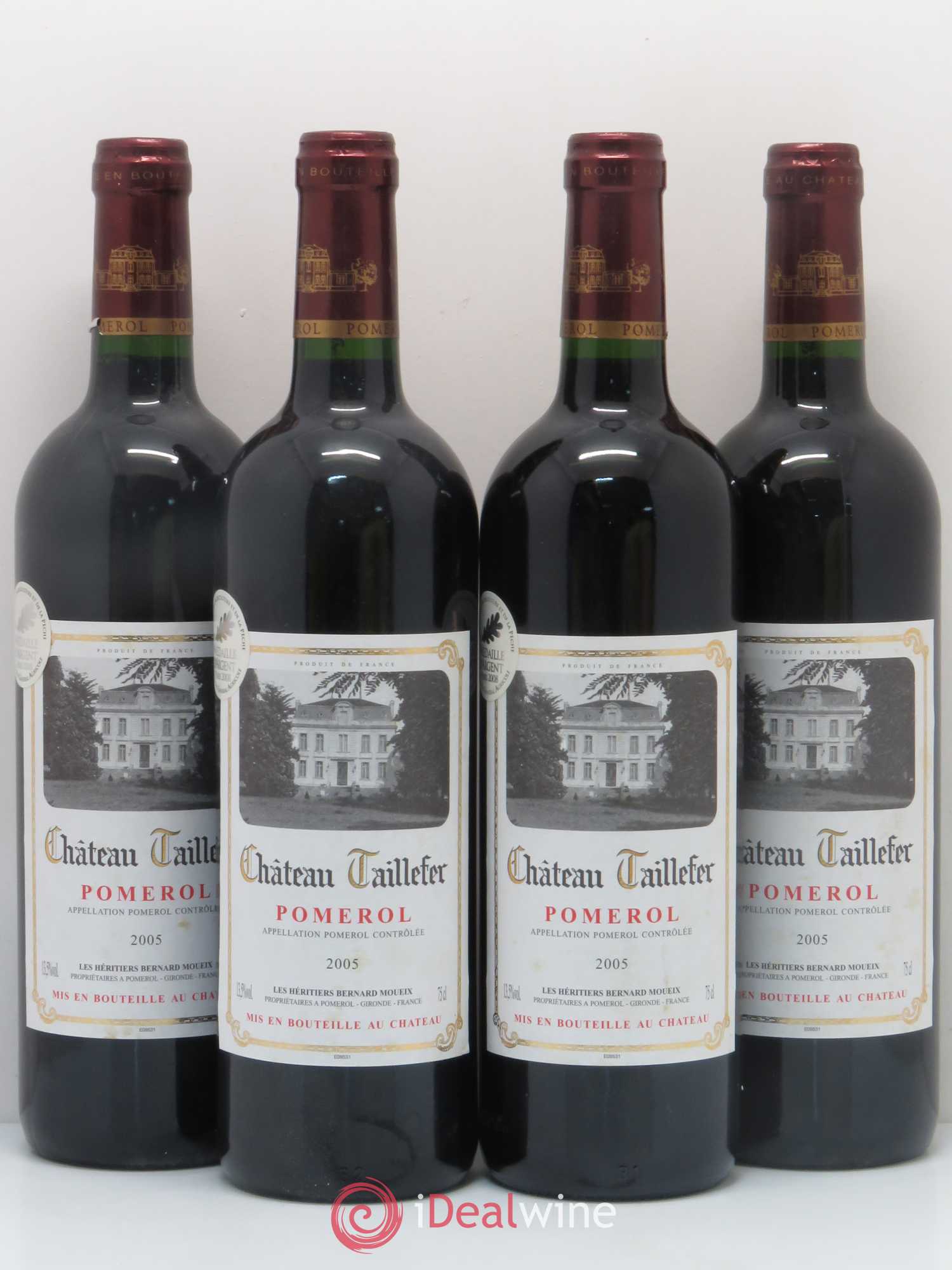 Château Taillefer 2005 - Lot de 4 bouteilles - 0