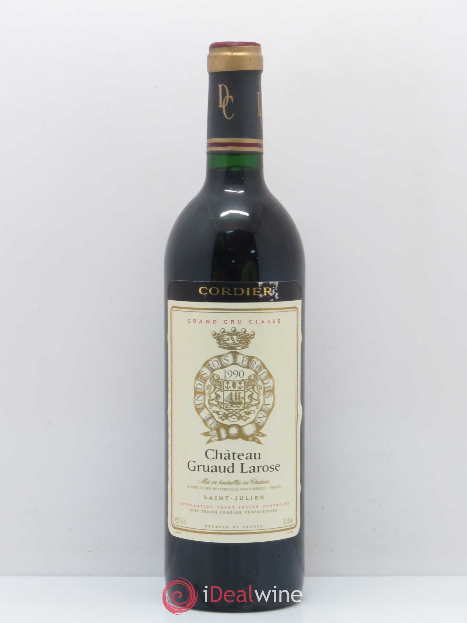 Château Gruaud Larose 2ème Grand Cru Classé 1990 - Lot de 1 bouteille - 0