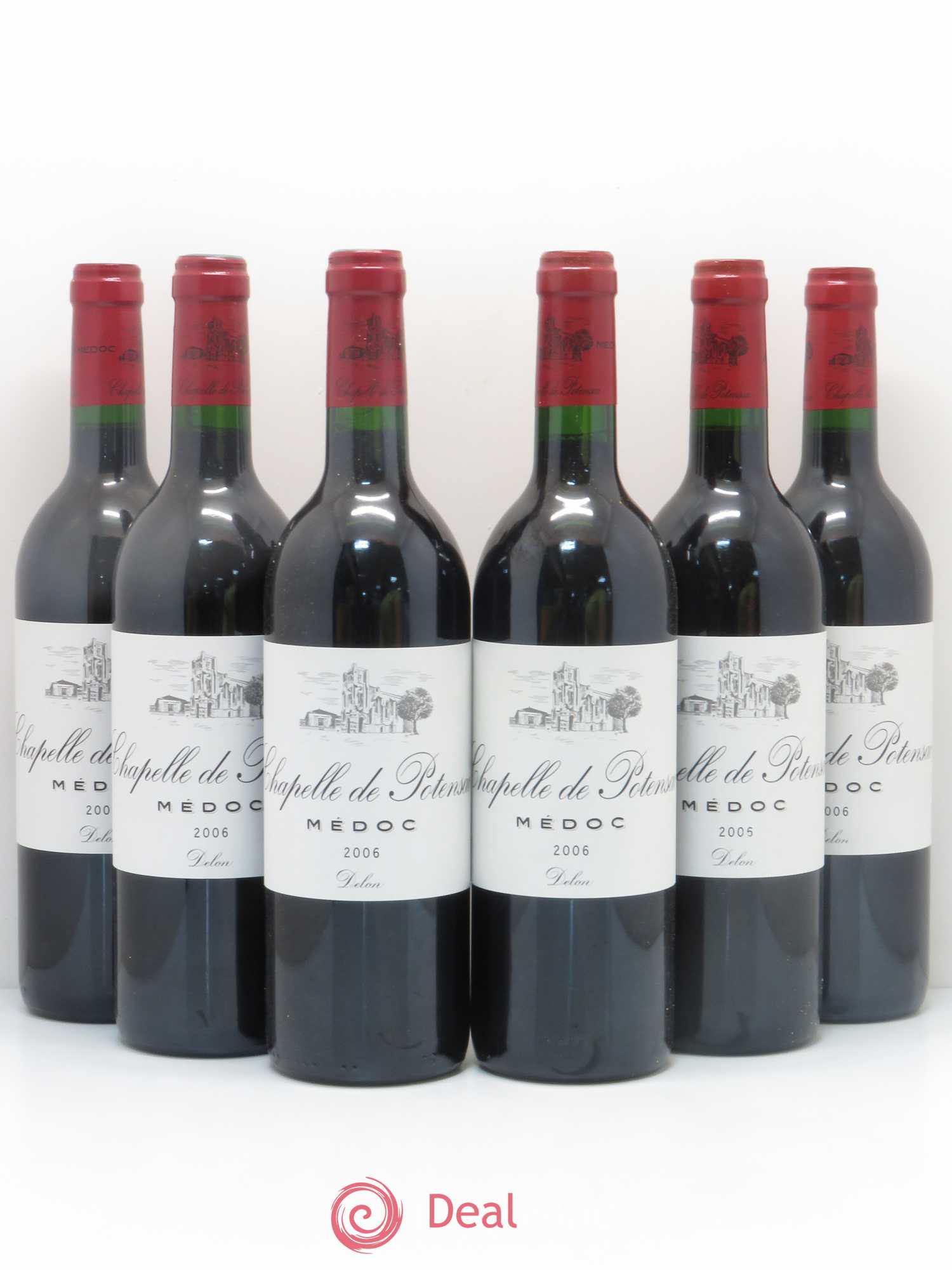 Chapelle de Potensac Second Vin 2006 - Lot de 6 bouteilles - 0