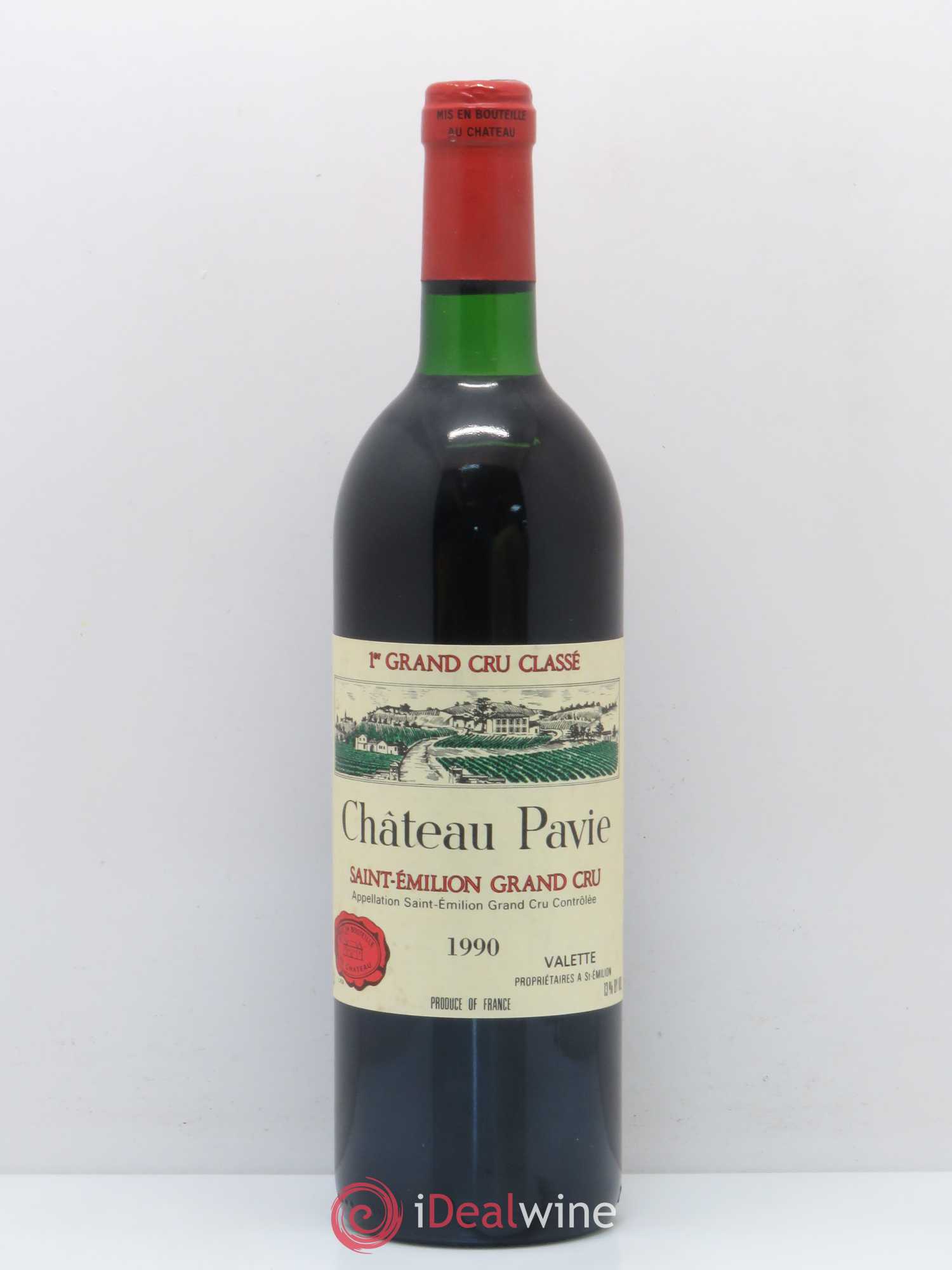 Château Pavie 1er Grand Cru Classé A 1990 - Lot de 1 bouteille - 0