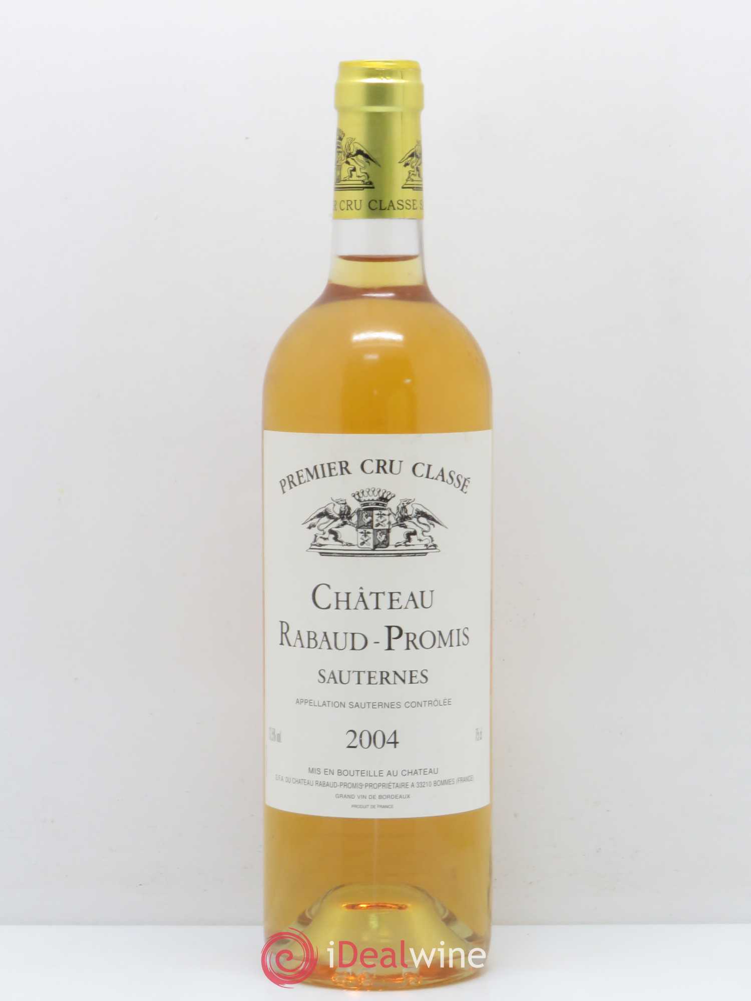 Château Rabaud Promis 1er Grand Cru Classé 2004 - Posten von 1 Flasche - 0