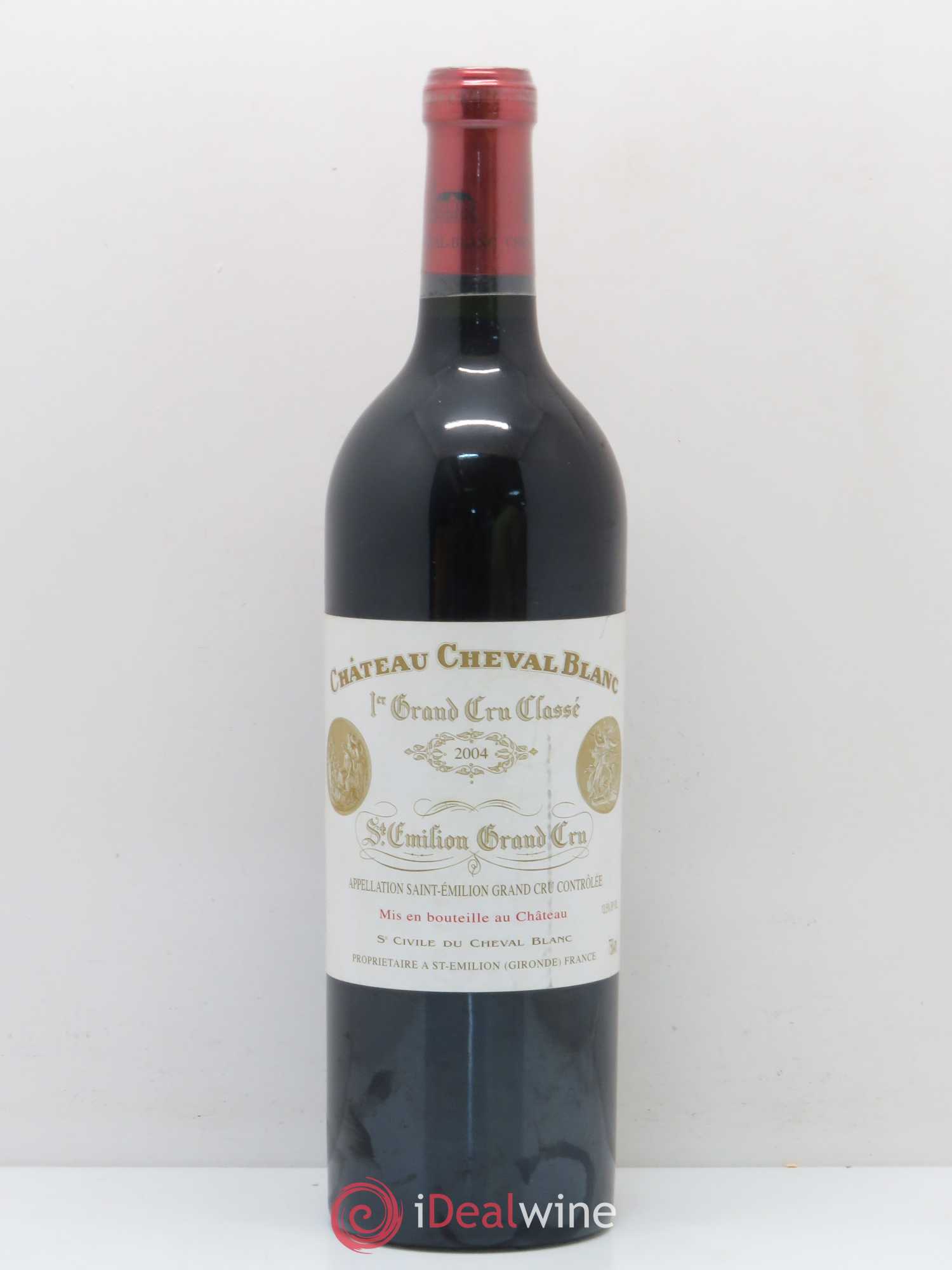 Château Cheval Blanc 1er Grand Cru Classé A 2004 - Lot de 1 bouteille - 0