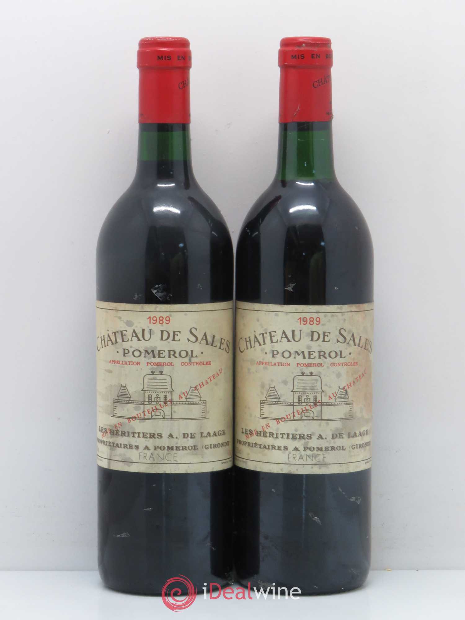 Château de Sales 1989 - Lot de 2 bouteilles - 0