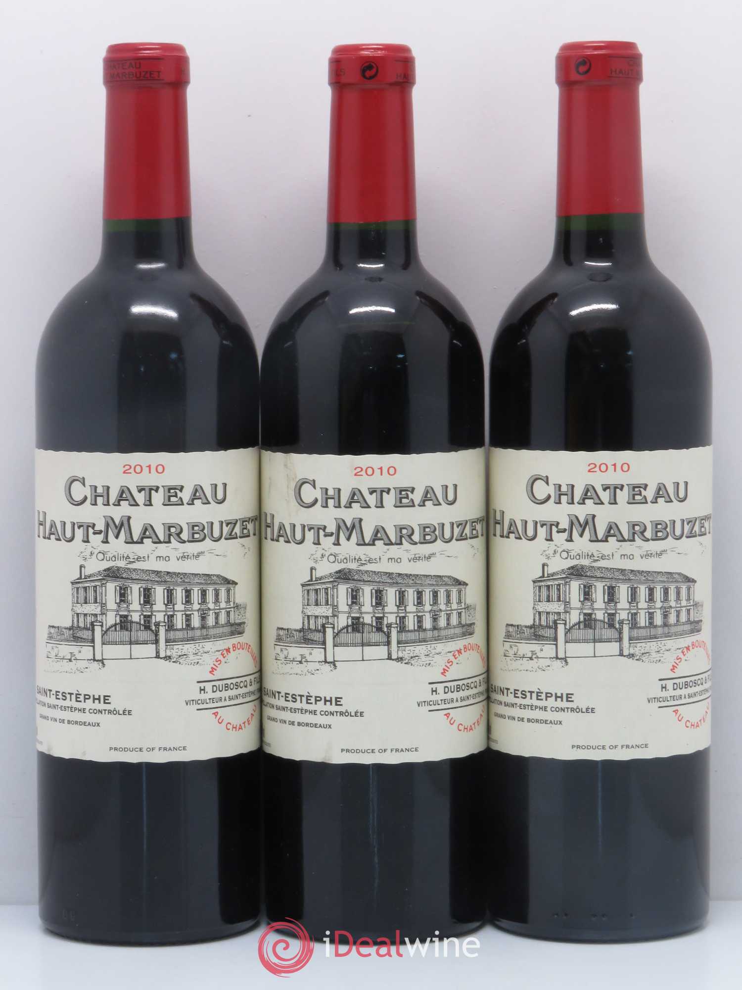 Château Haut Marbuzet 2010 - Lot de 6 bouteilles - 2