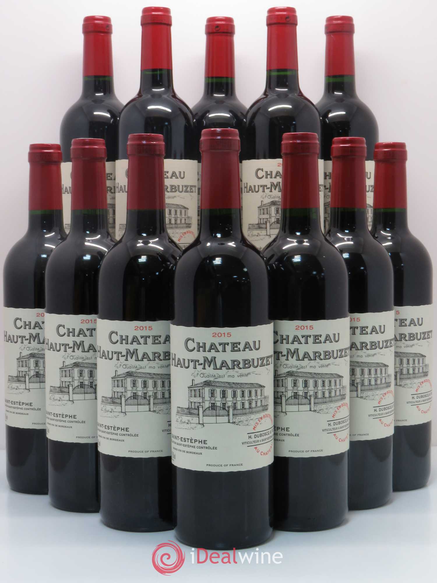 Château Haut Marbuzet 2015 - Lot de 12 bouteilles - 0