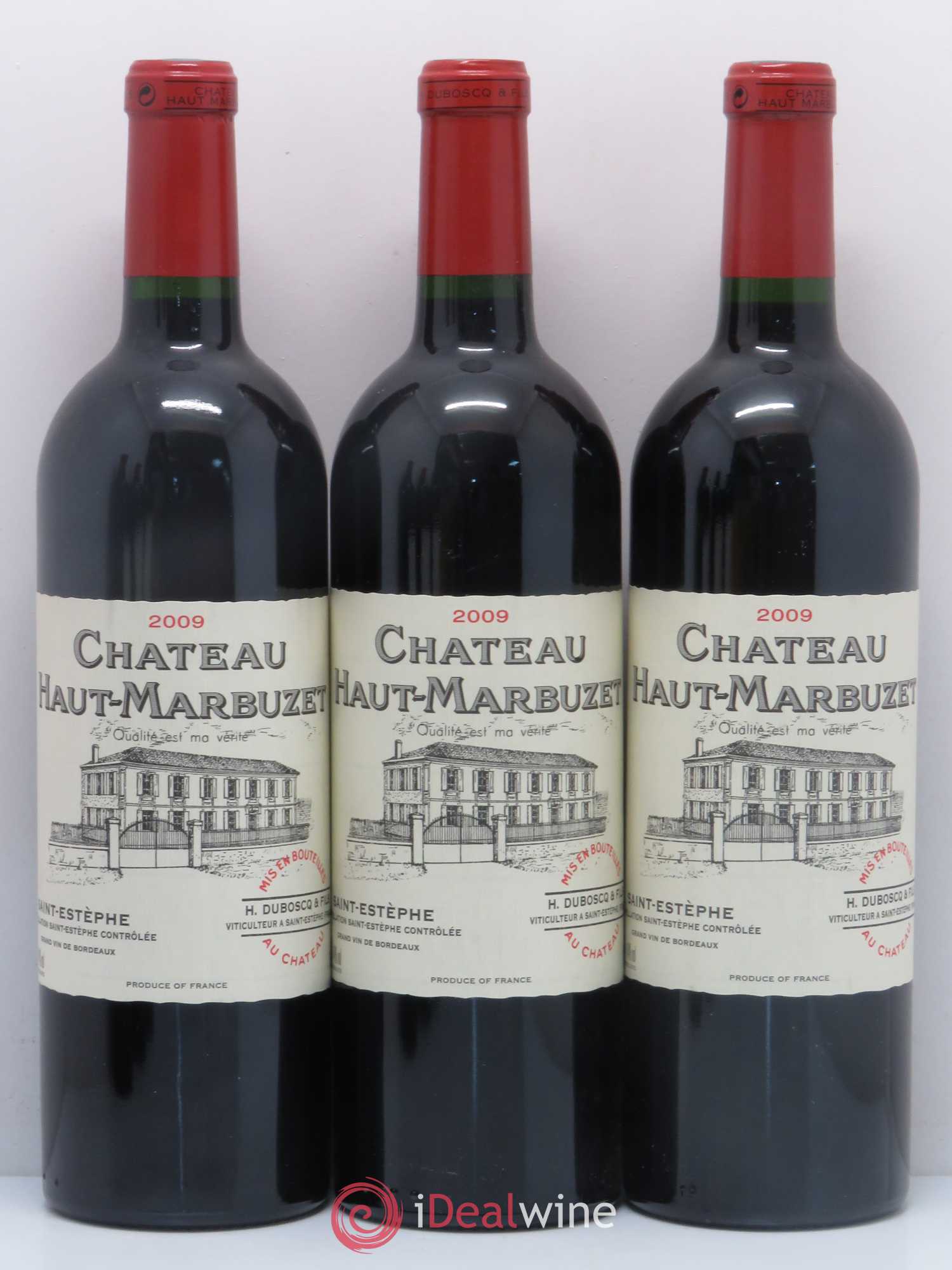 Château Haut Marbuzet 2009 - Lot de 6 bouteilles - 1