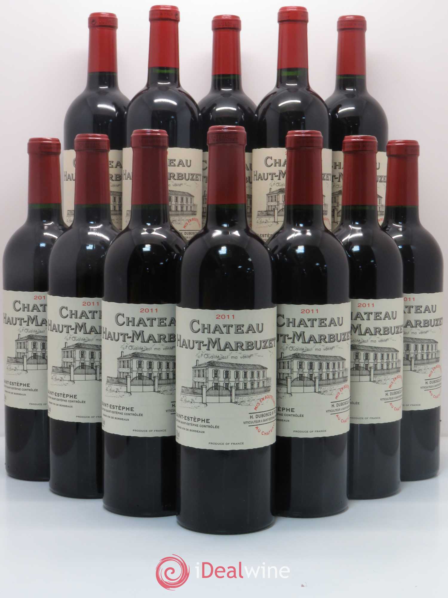 Château Haut Marbuzet 2011 - Lot de 12 bouteilles - 0