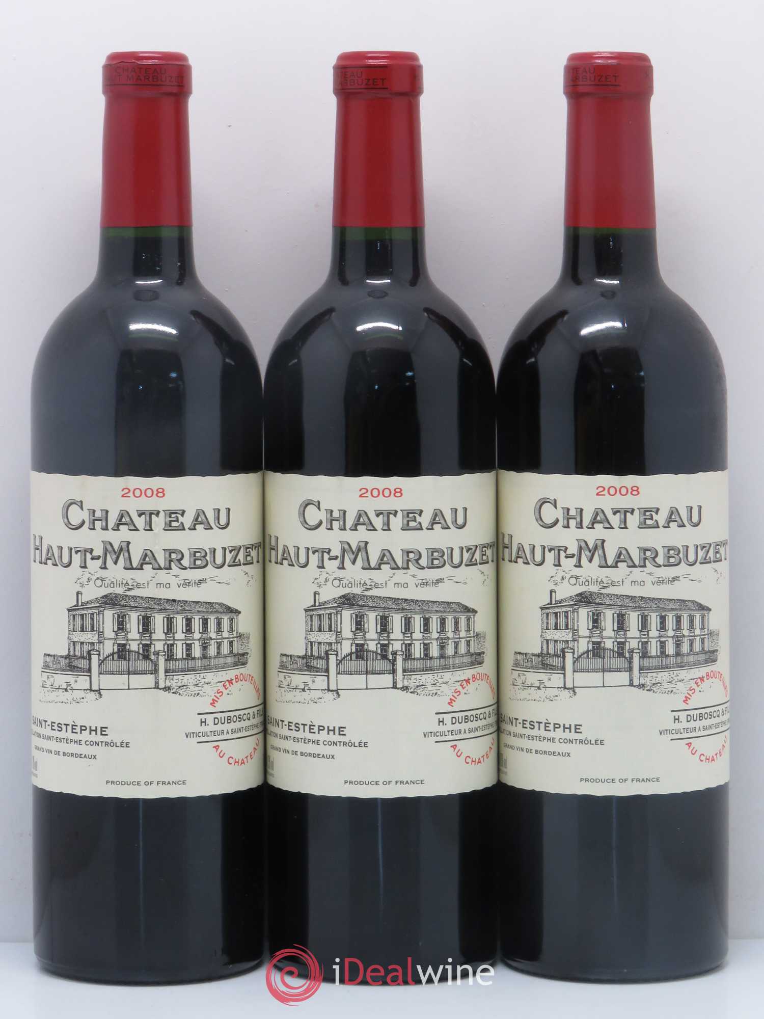 Château Haut Marbuzet 2008 - Lot de 6 bouteilles - 2