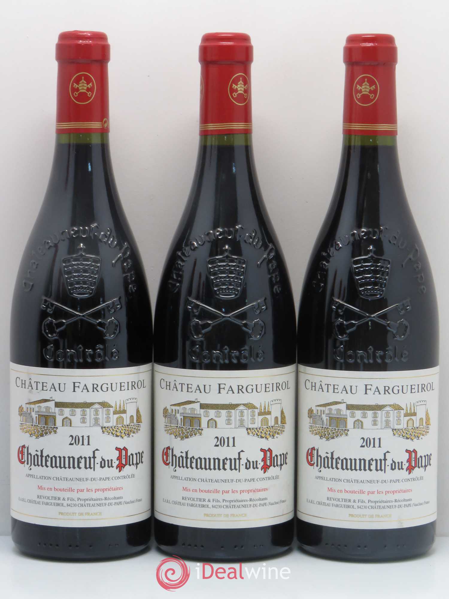 Châteauneuf-du-Pape Château Fargueirol 2011 - Lot de 6 bouteilles - 1
