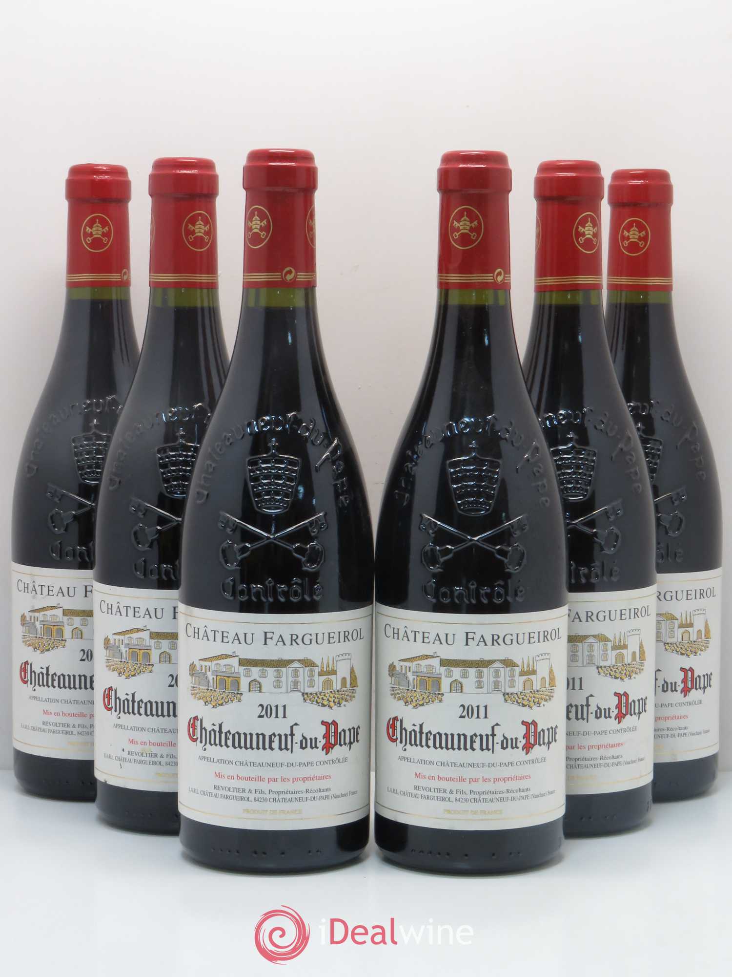 Châteauneuf-du-Pape Château Fargueirol 2011 - Lot de 6 bouteilles - 0