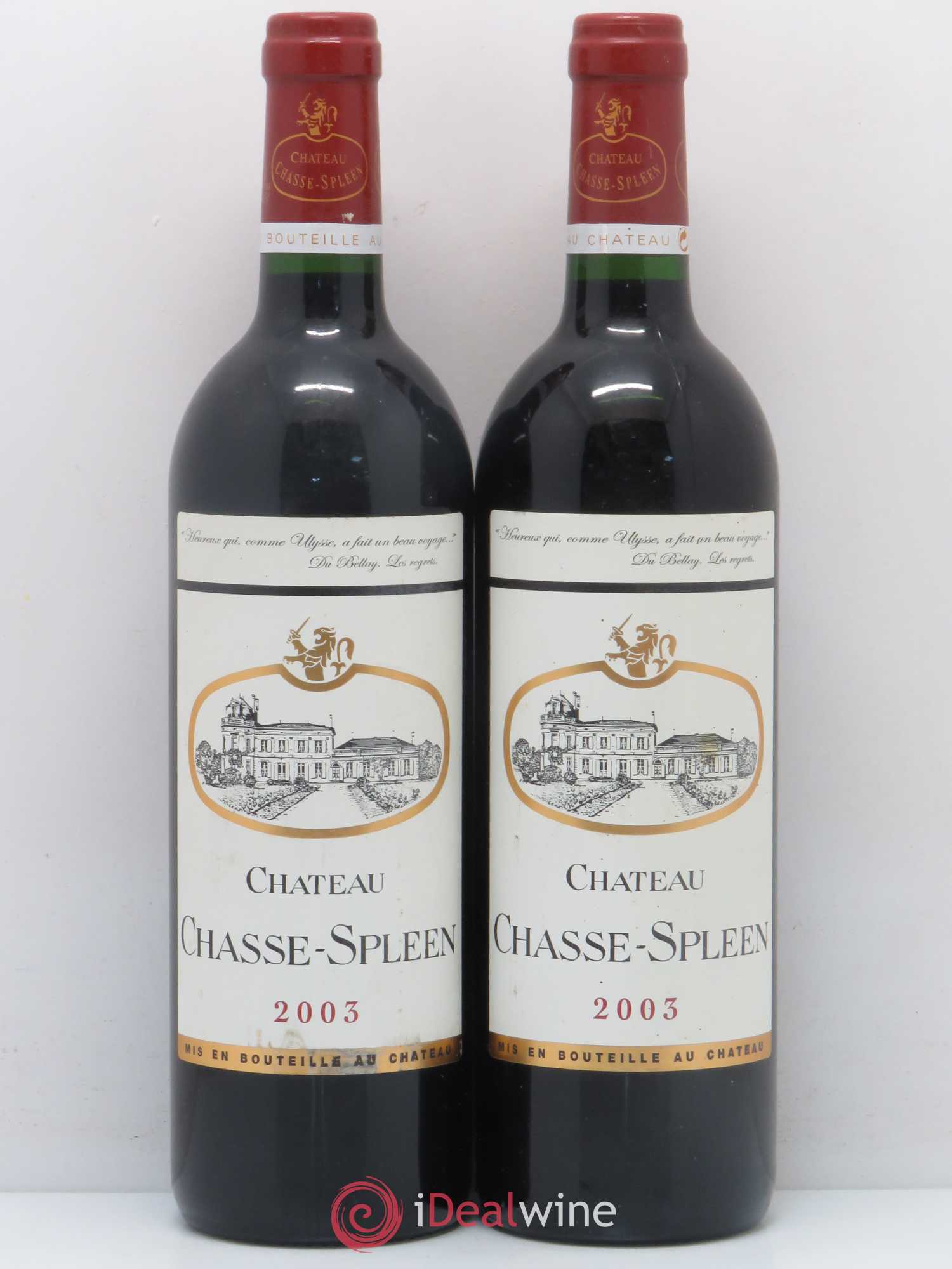 Château Chasse Spleen 2003 - Lot de 5 bouteilles - 2