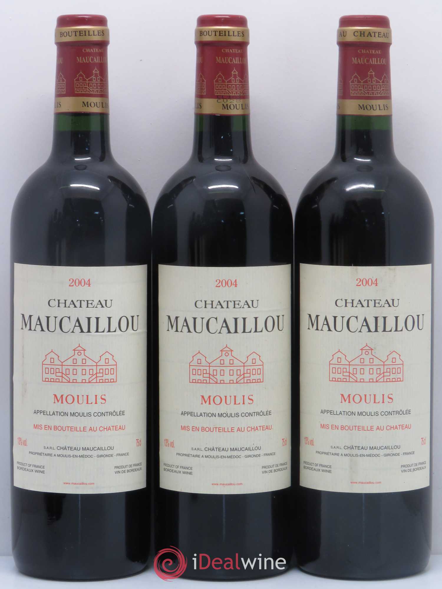 Château Maucaillou 2004 - Lot de 6 bouteilles - 1