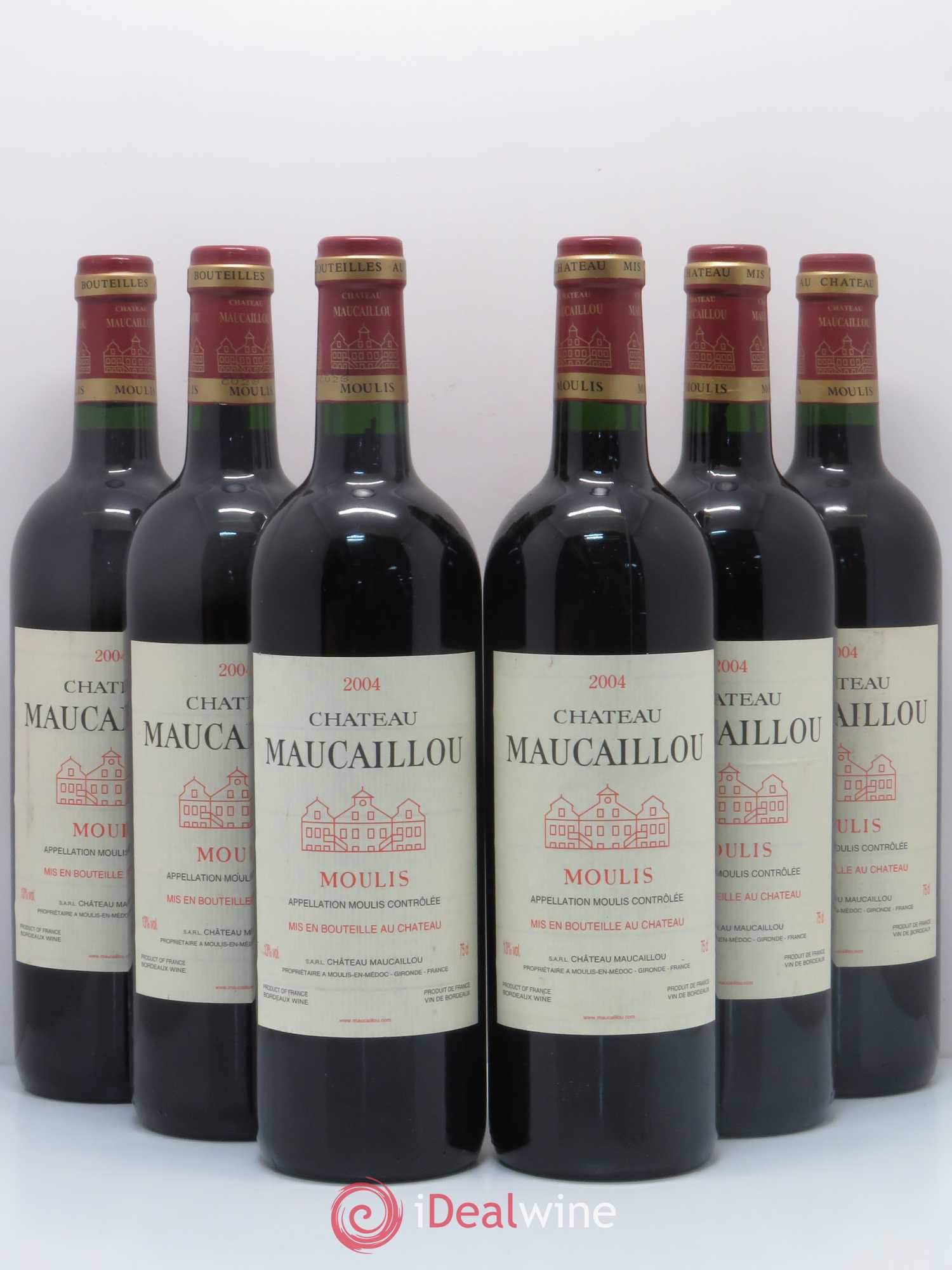 Château Maucaillou 2004 - Lot de 6 bouteilles - 0