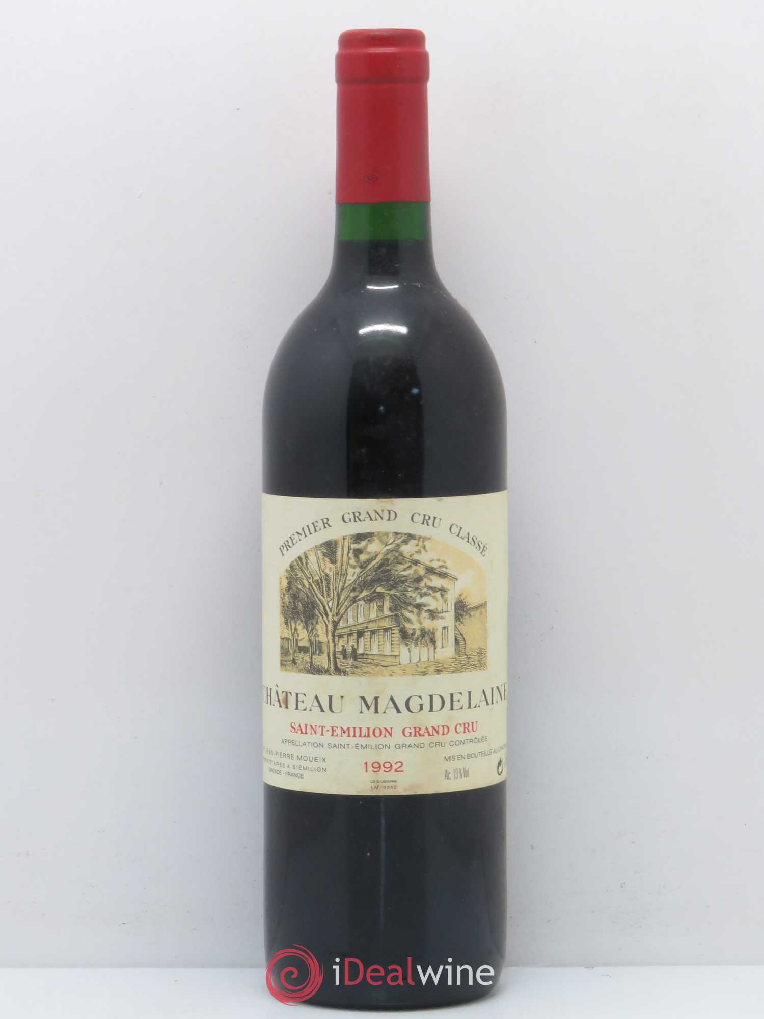 Château Magdelaine 1992 - Lot de 1 bouteille - 0
