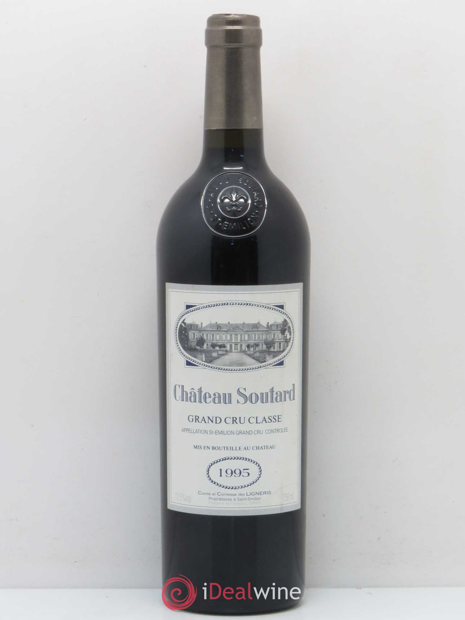 Château Soutard Grand Cru Classé 1995 - Lot de 1 bouteille - 0