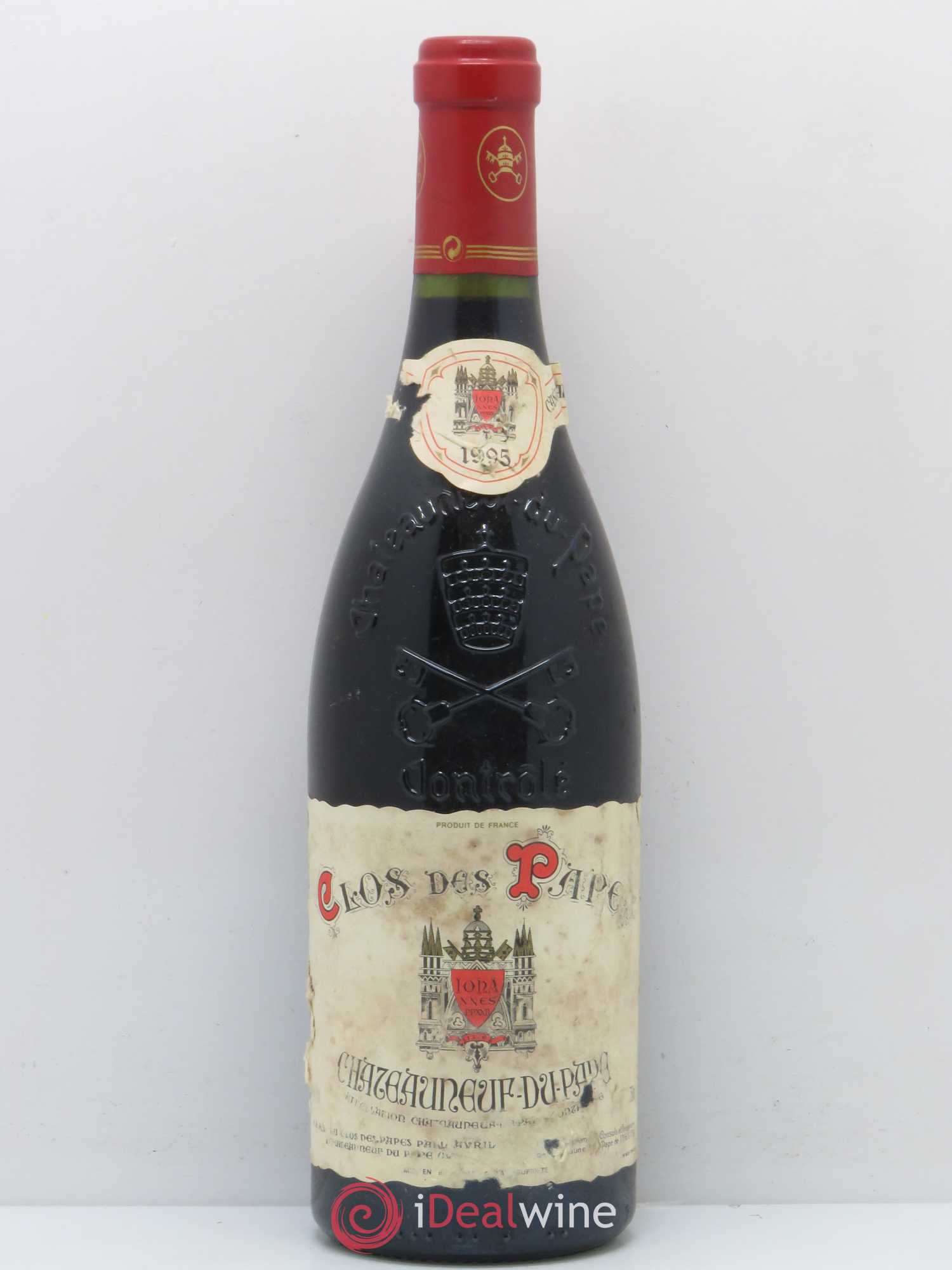 Châteauneuf-du-Pape Clos des Papes - Paul Avril 1995 - Lot de 1 bouteille - 0