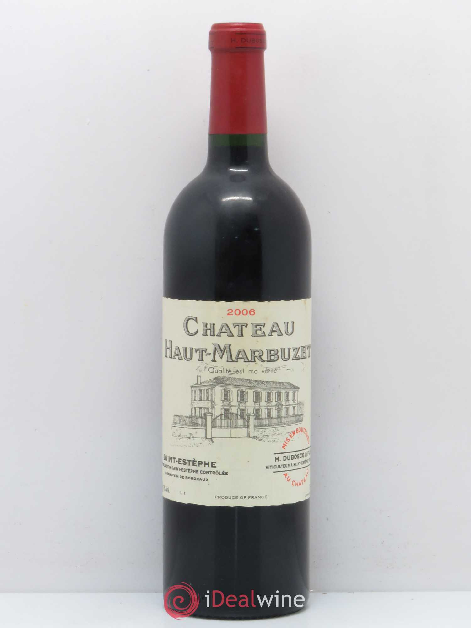 Château Haut Marbuzet 2006 - Lot de 1 bouteille - 0