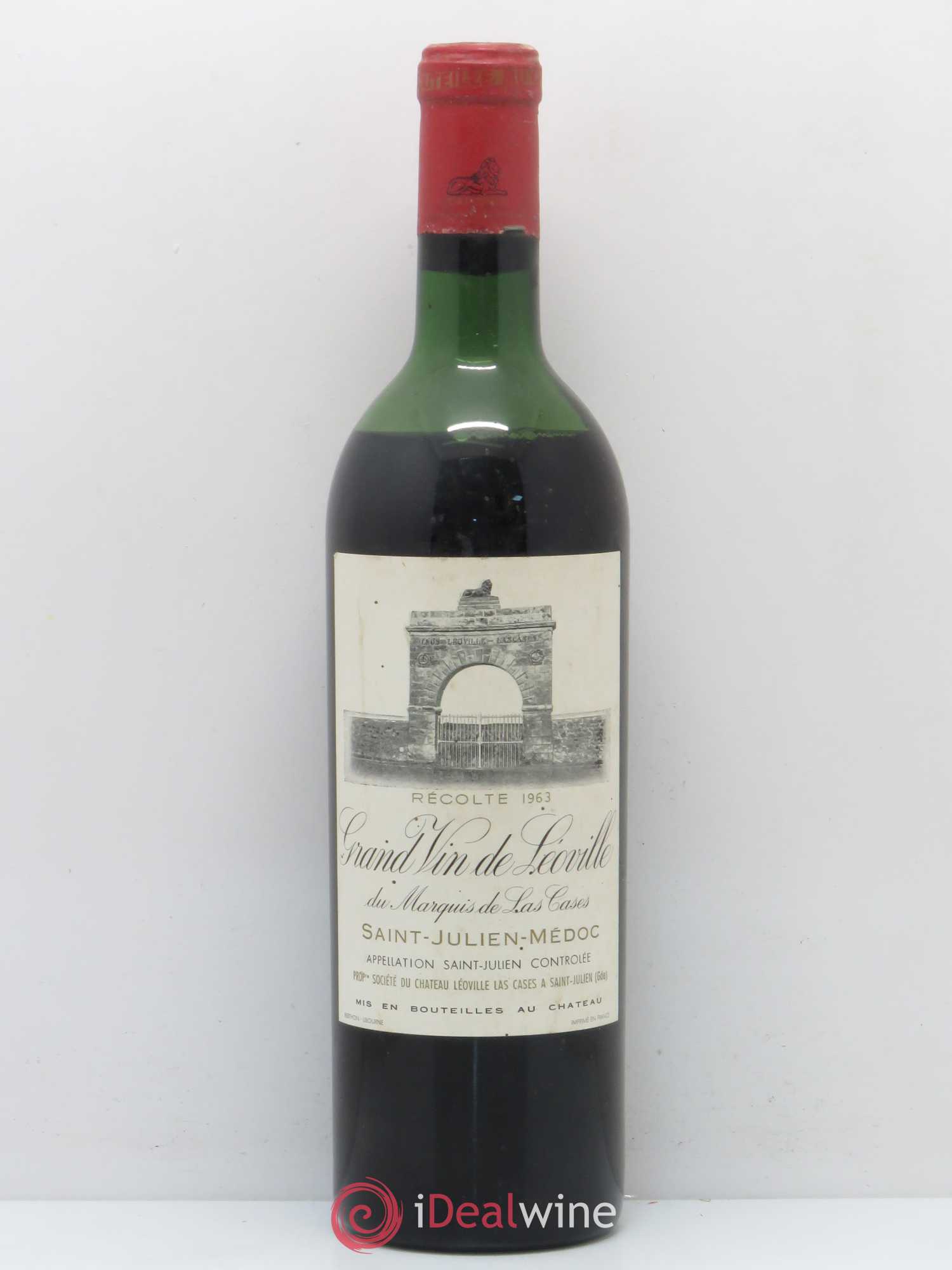 Château Léoville Las Cases 2ème Grand Cru Classé 1963 - Lot de 1 bouteille - 0