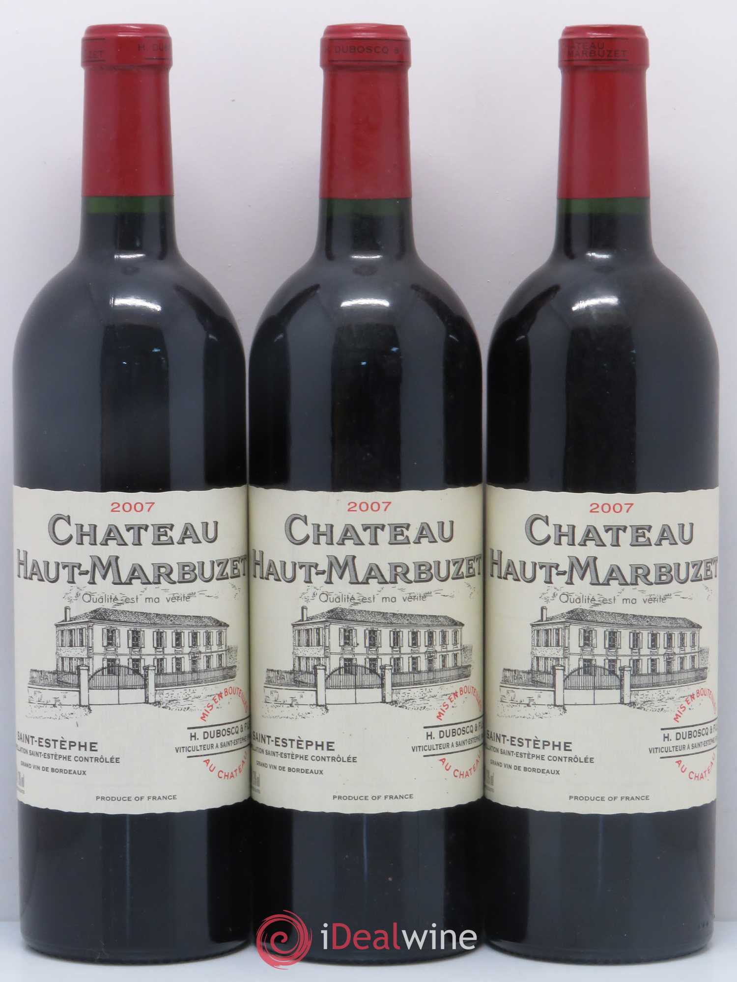 Château Haut Marbuzet 2007 - Lot de 12 bouteilles - 3