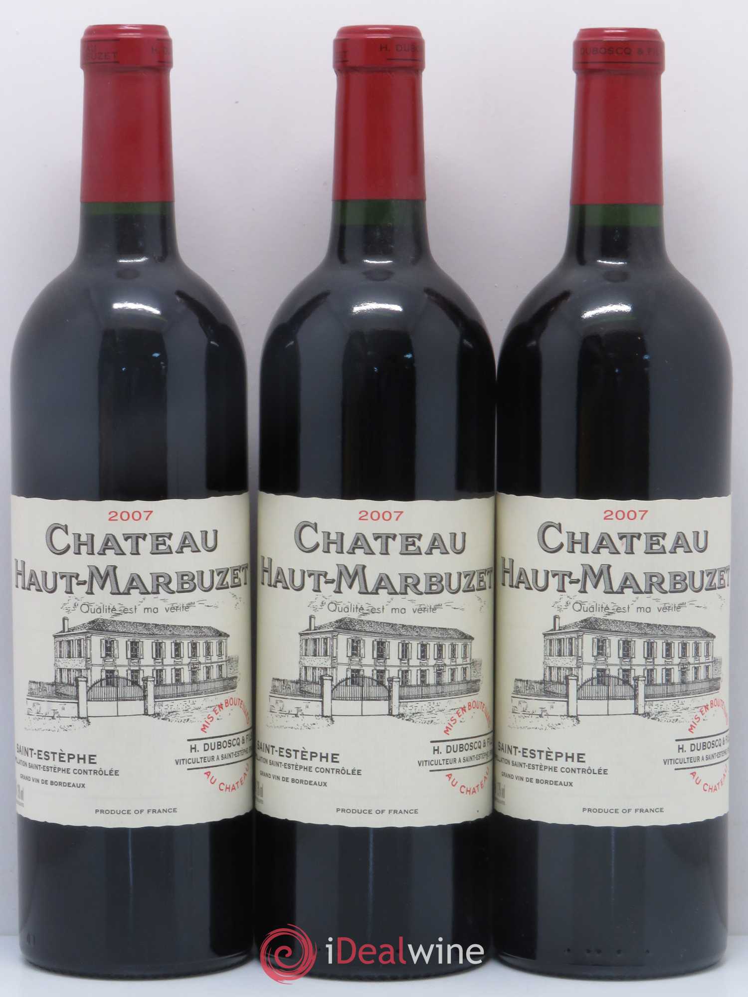 Château Haut Marbuzet 2007 - Lot de 12 bouteilles - 4