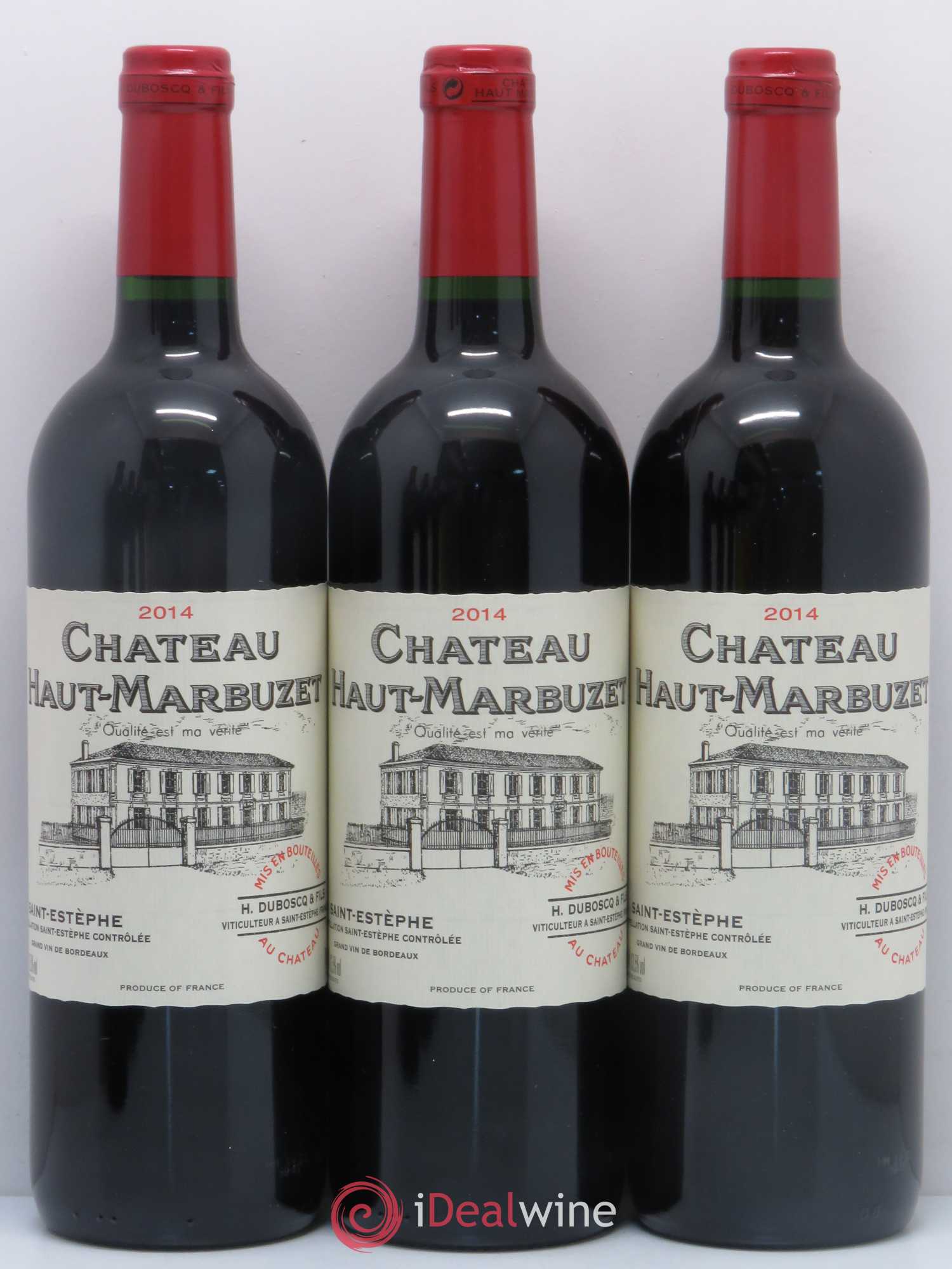 Château Haut Marbuzet 2014 - Lot de 12 bouteilles - 1