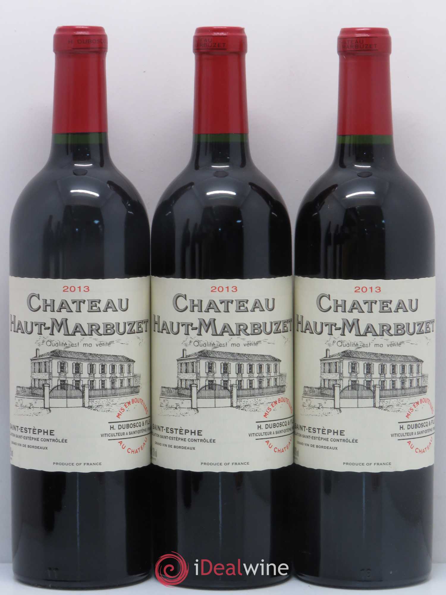 Château Haut Marbuzet 2013 - Lot de 12 bouteilles - 1