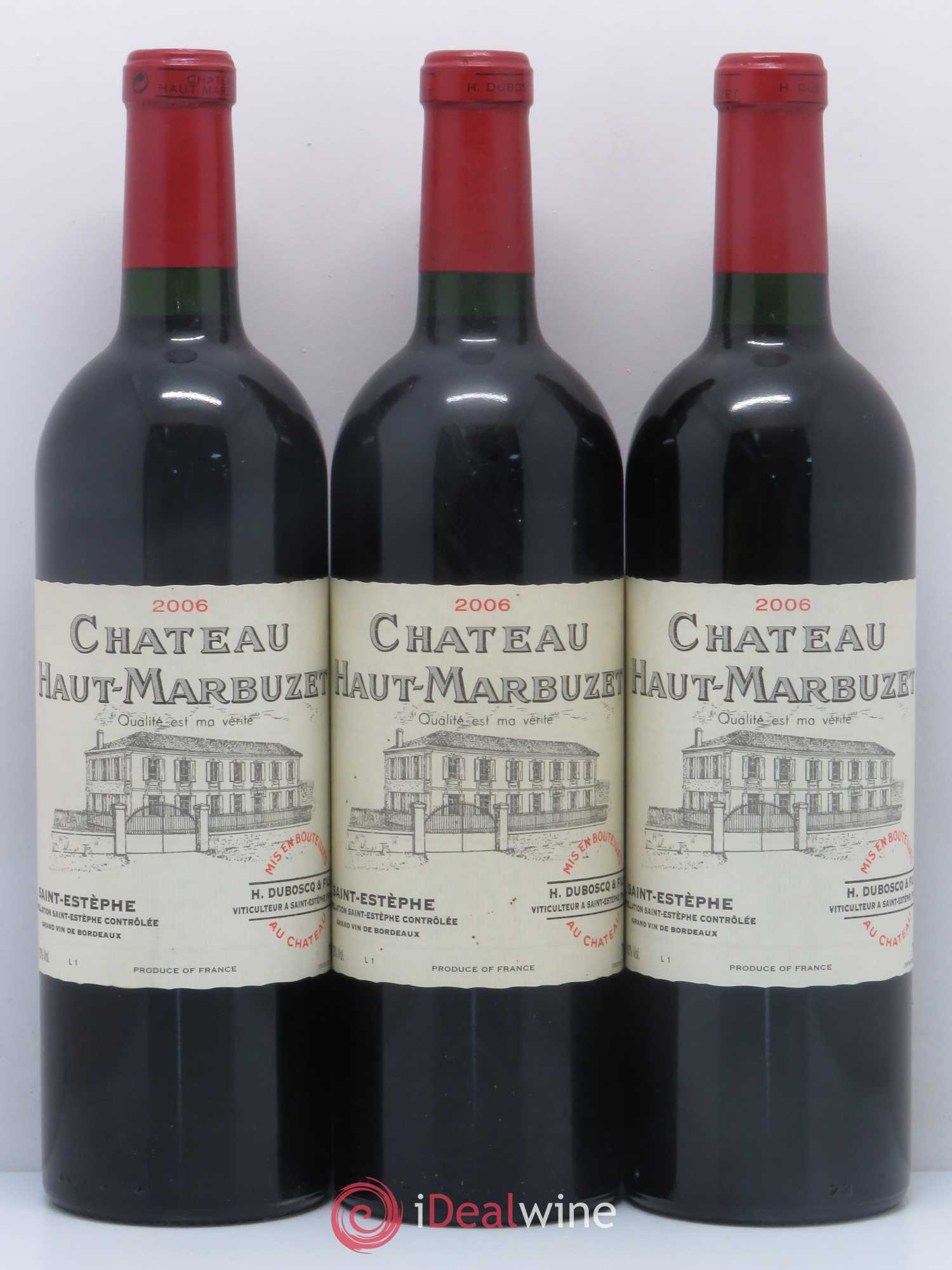 Château Haut Marbuzet 2006 - Lot de 12 bouteilles - 3