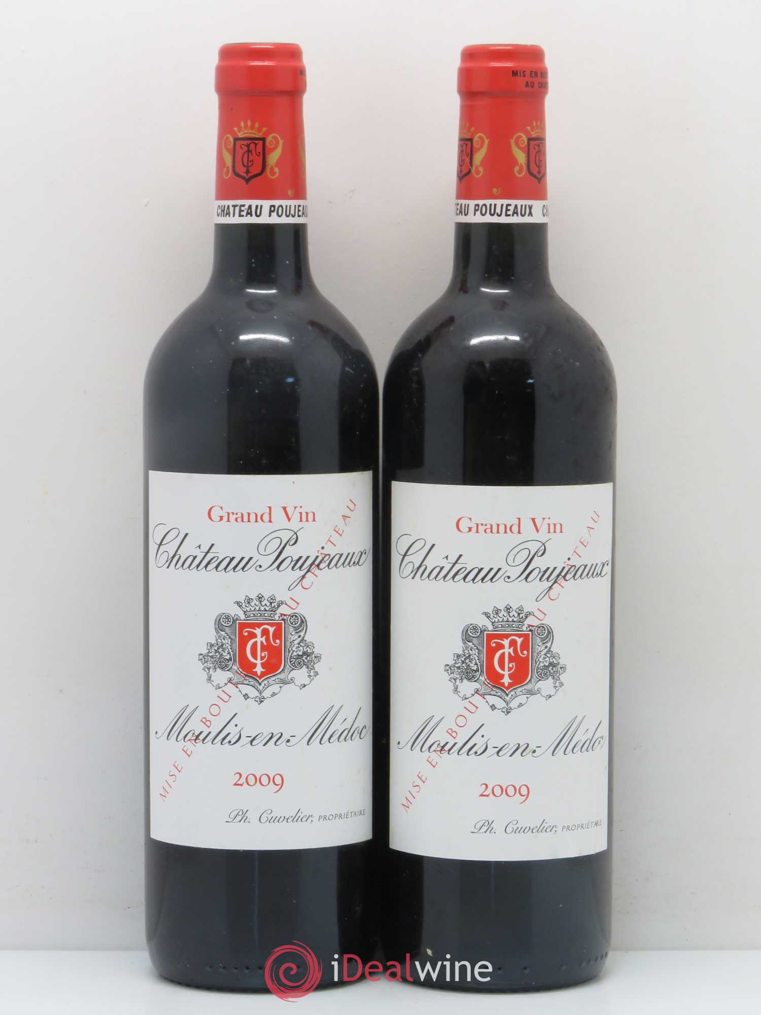 Château Poujeaux 2009 - Lot de 5 bouteilles - 2