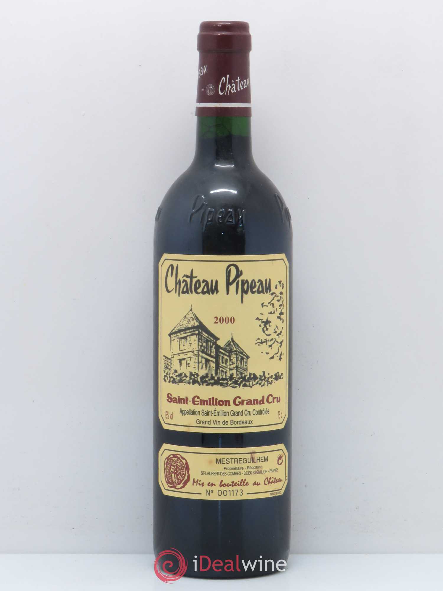 Château Pipeau 2000 - Posten von 1 Flasche - 0