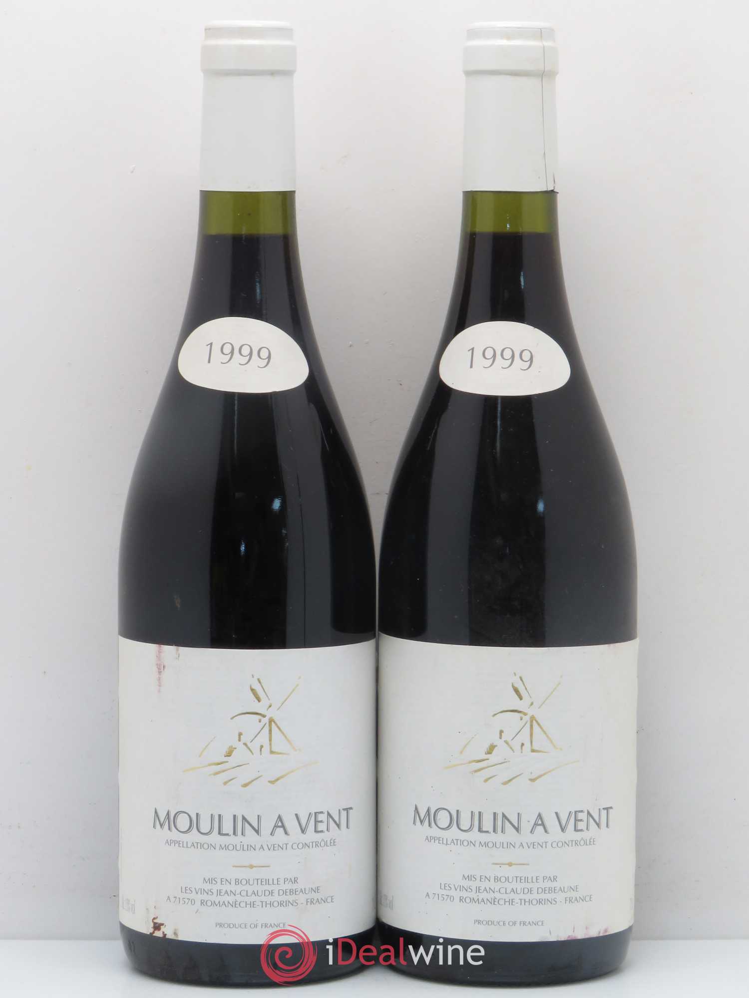 Moulin-à-Vent Debeaune 1999 - Lot de 2 bouteilles - 0