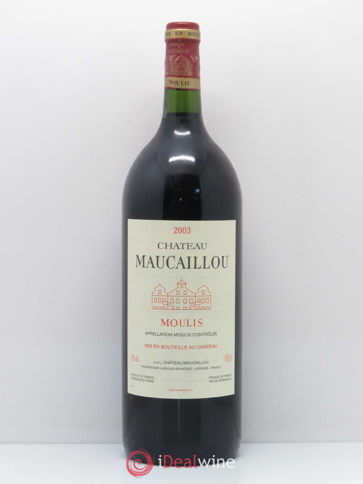 Château Maucaillou 2003 - Posten von 1 Magnum - 0