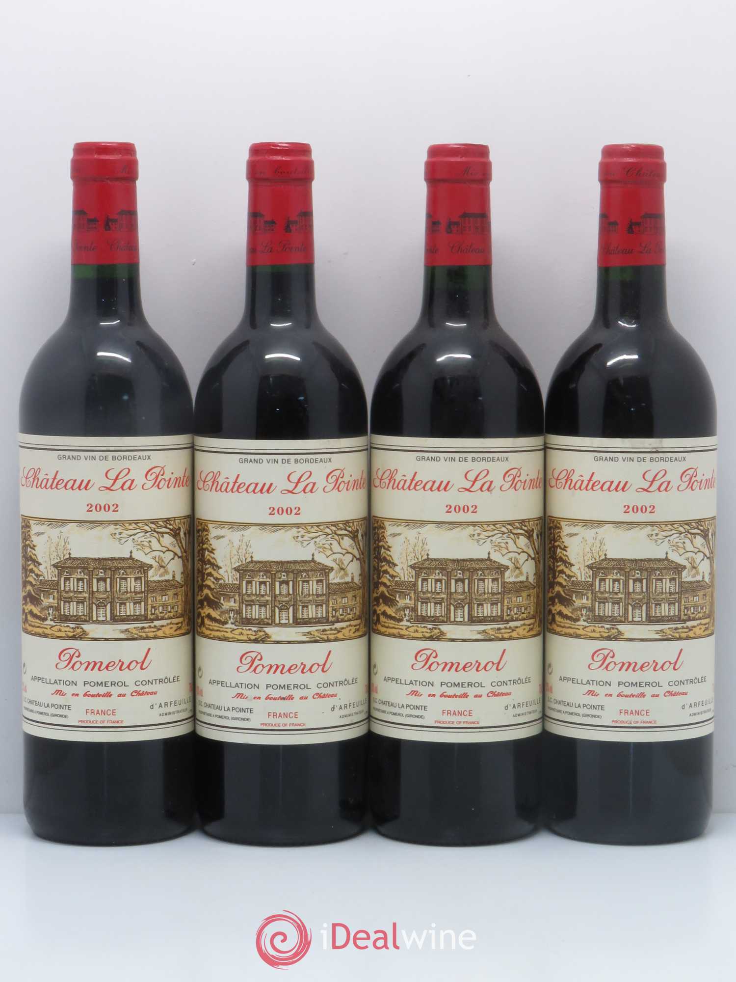 Château la Pointe 2002 - Lot de 4 bouteilles - 0
