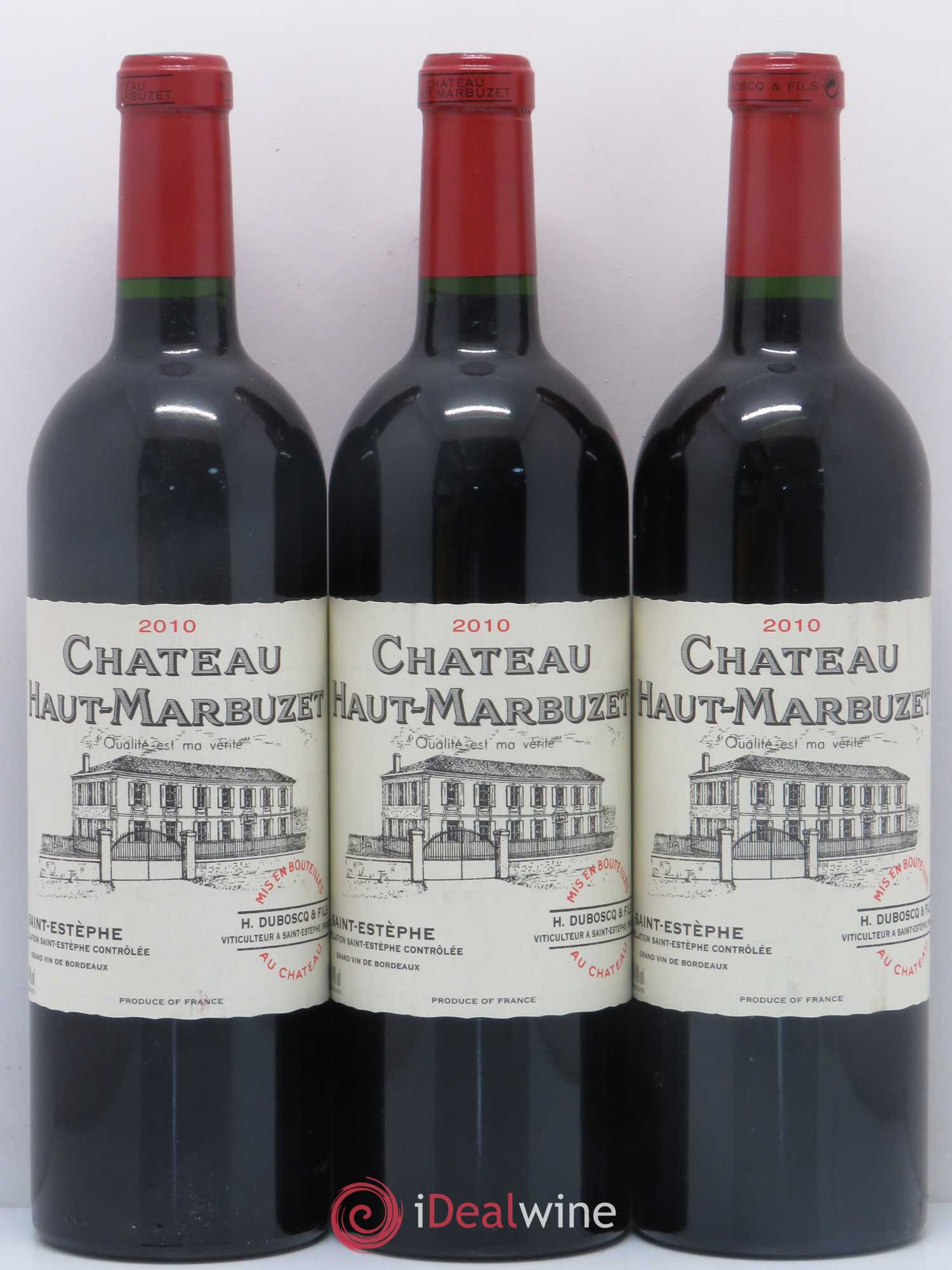 Château Haut Marbuzet 2010 - Lot de 12 bouteilles - 2