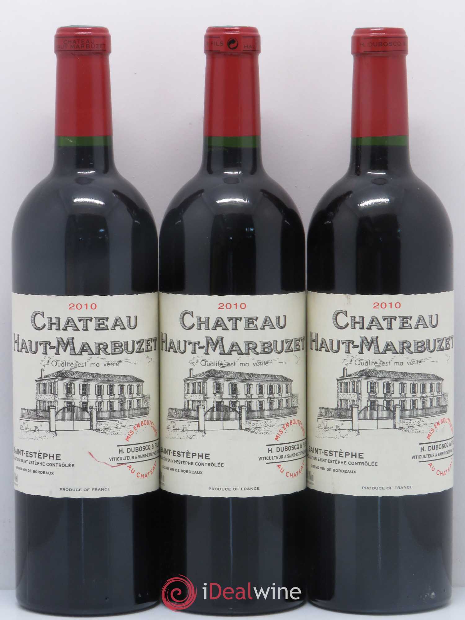Château Haut Marbuzet 2010 - Lot de 12 bouteilles - 4
