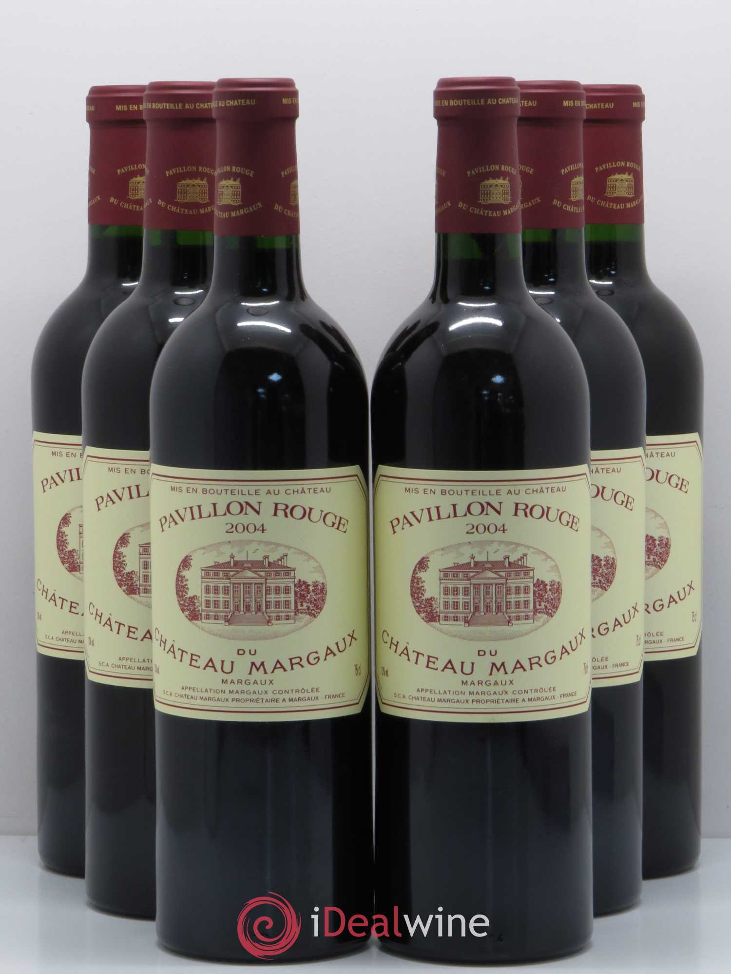 Pavillon Rouge du Château Margaux Second Vin 2004 - Lot de 6 bouteilles - 0