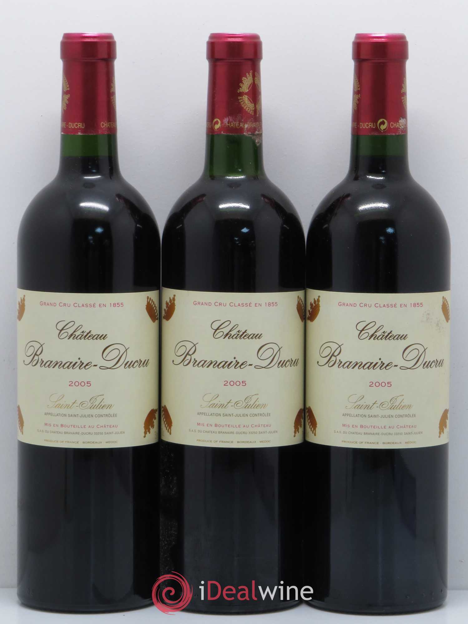 Château Branaire Ducru 4ème Grand Cru Classé 2005 - Lot de 12 bouteilles - 4