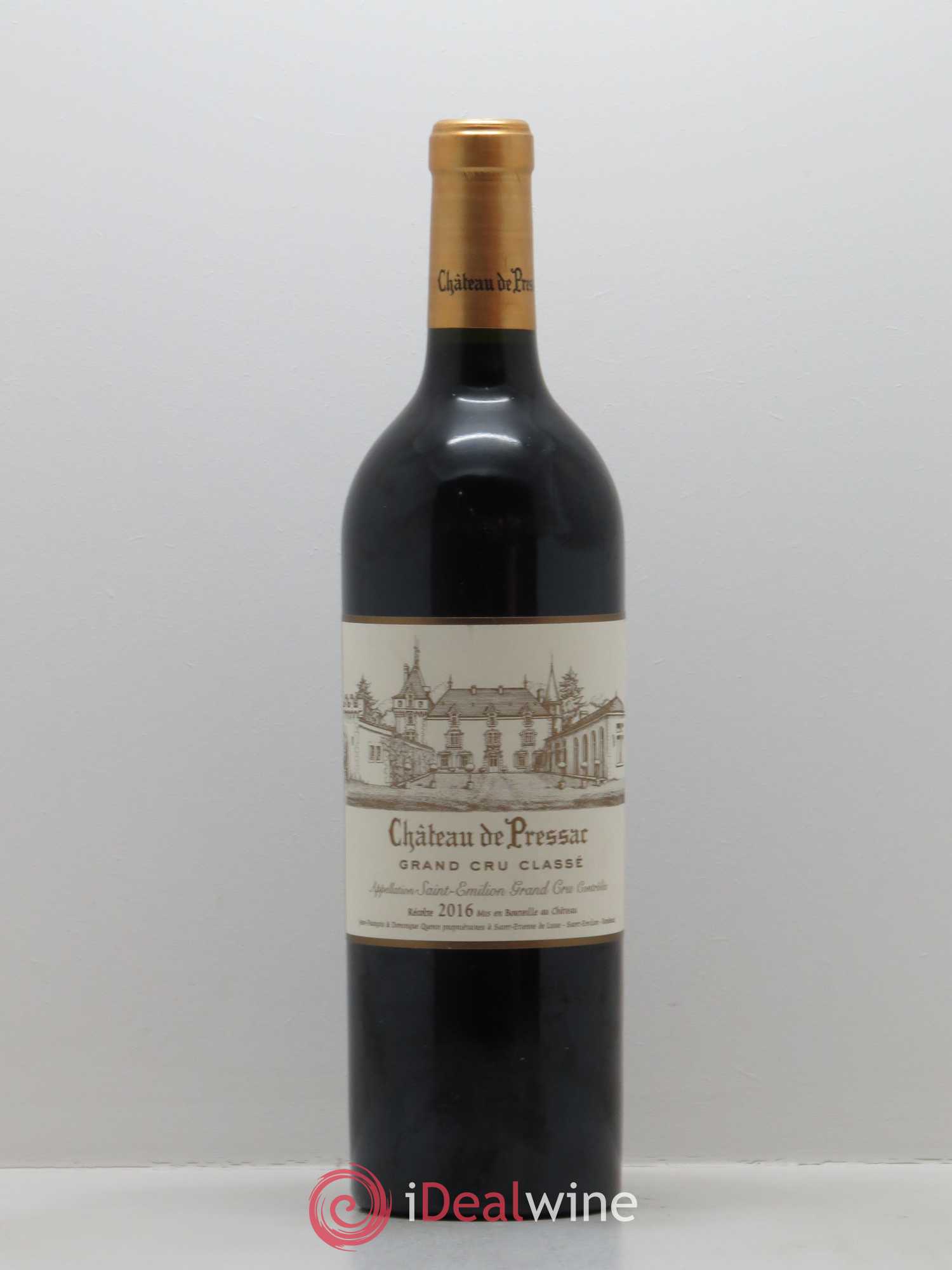 Château de Pressac Grand Cru Classé 2016 - Lot de 1 bouteille - 0