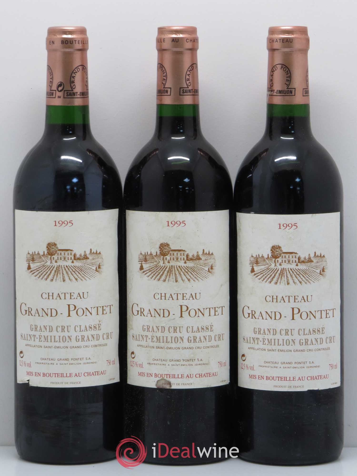 Château Grand Pontet Grand Cru Classé 1995 - Lot de 6 bouteilles - 2