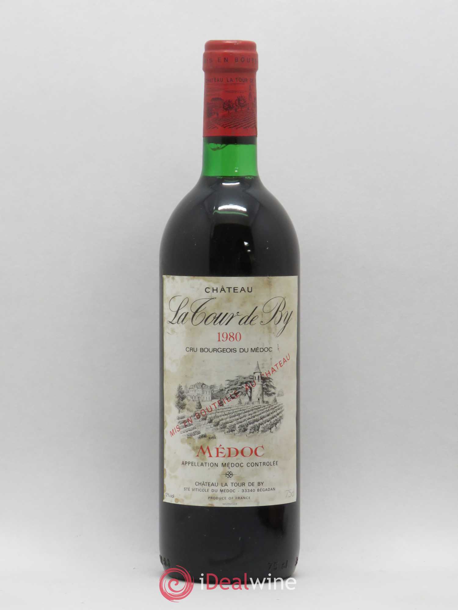 Château La Tour de By Cru Bourgeois 1980 - Lot de 1 bouteille - 0