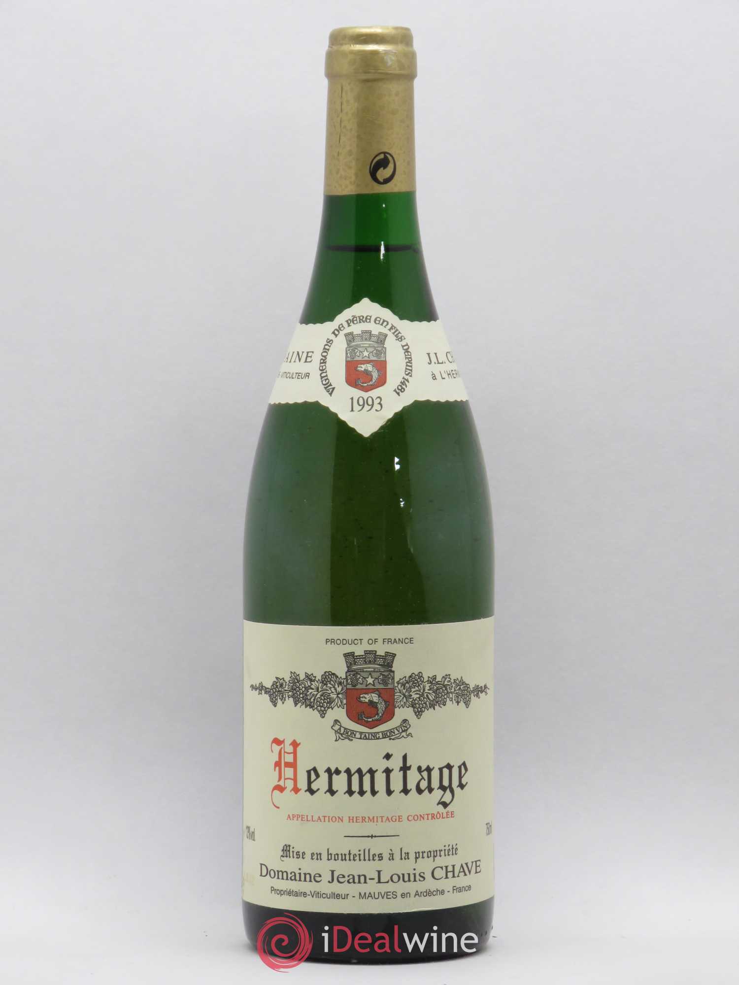 Hermitage Jean-Louis Chave 1993 - Lot de 1 bouteille - 0