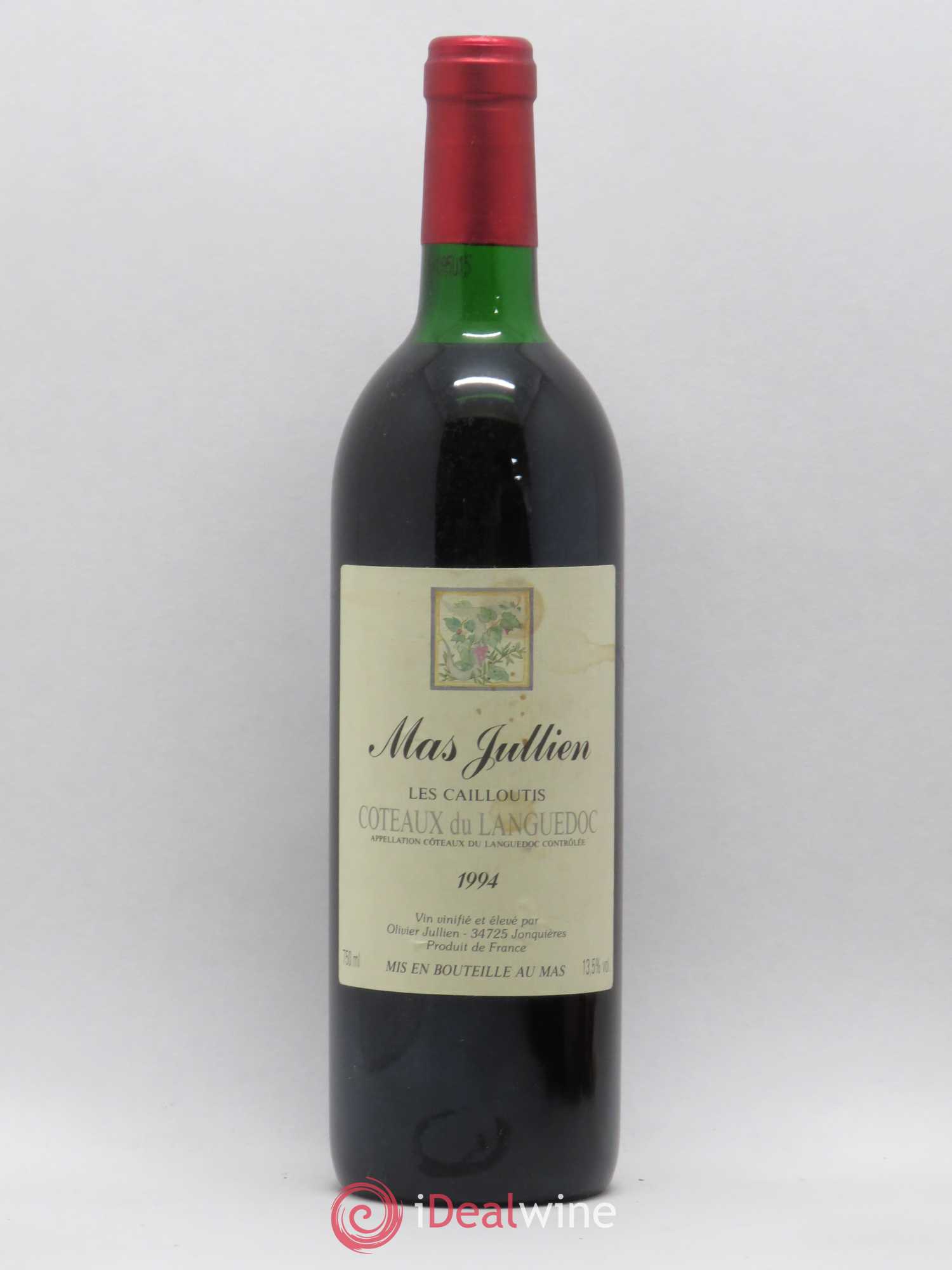 Coteaux du Languedoc Mas Jullien Les Cailloutis 1994 - Posten von 1 Flasche - 0