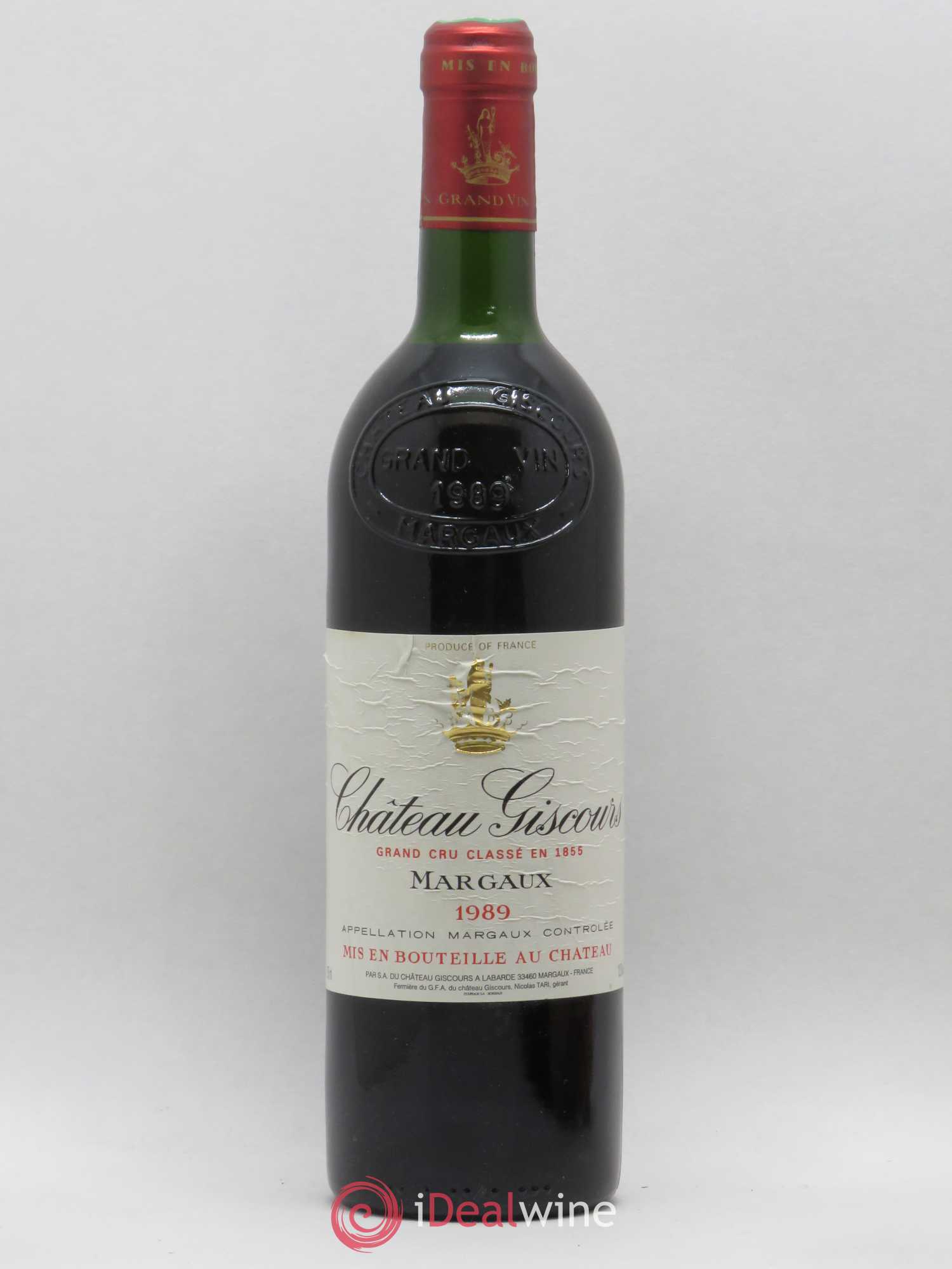 Château Giscours 3ème Grand Cru Classé 1989 - Lot de 1 bouteille - 0