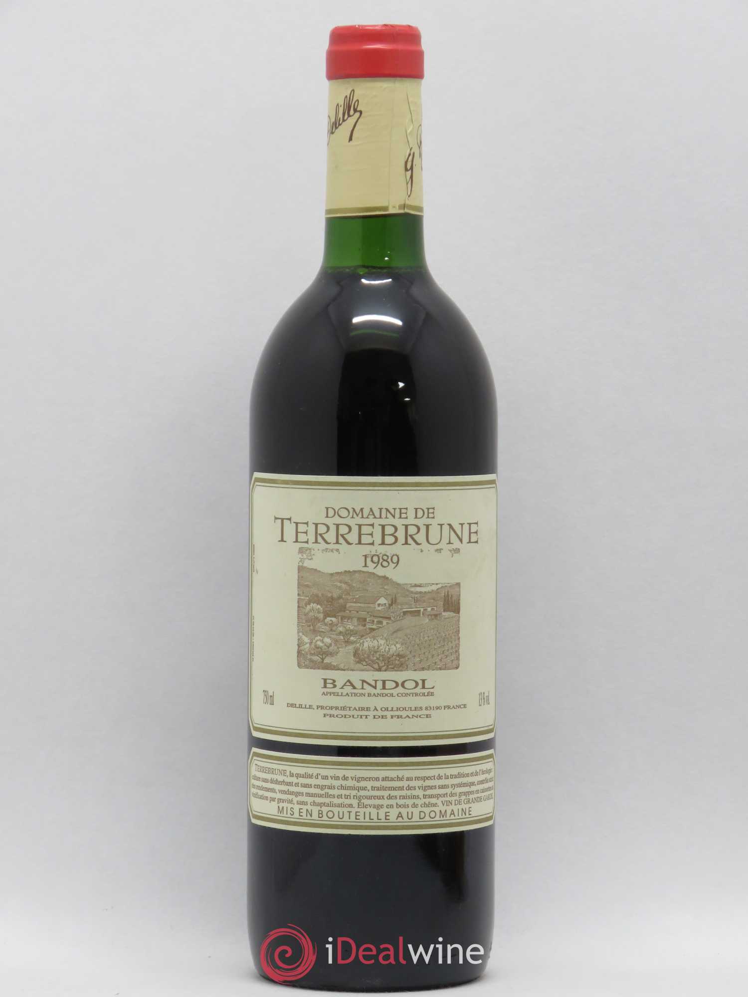 Bandol Domaine de Terrebrune 1989 - Posten von 1 Flasche - 0