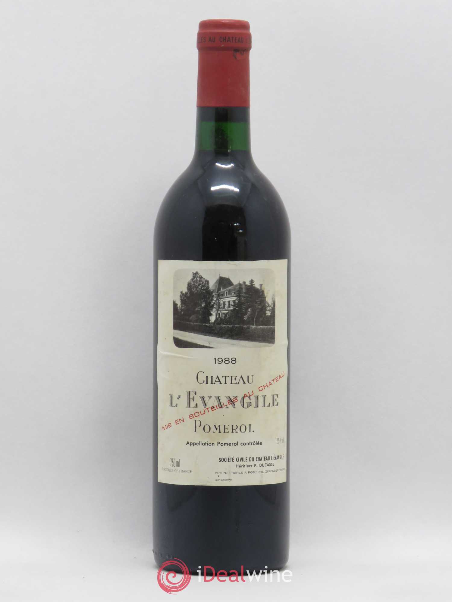 Château l' Évangile 1988 - Lot de 1 bouteille - 0