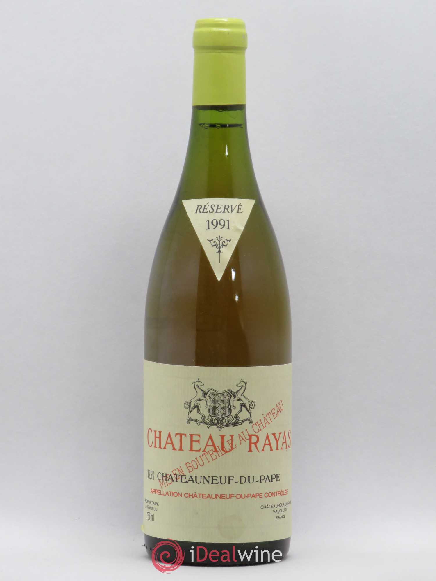 Châteauneuf-du-Pape Château Rayas Emmanuel Reynaud 1991 - Lot de 1 bouteille - 0