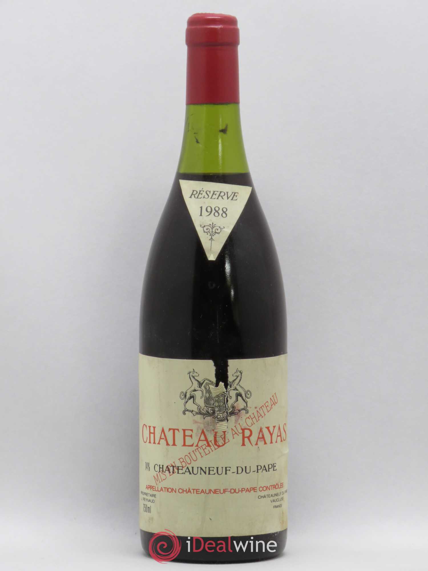 Châteauneuf-du-Pape Château Rayas Emmanuel Reynaud 1988 - Lot de 1 bouteille - 0